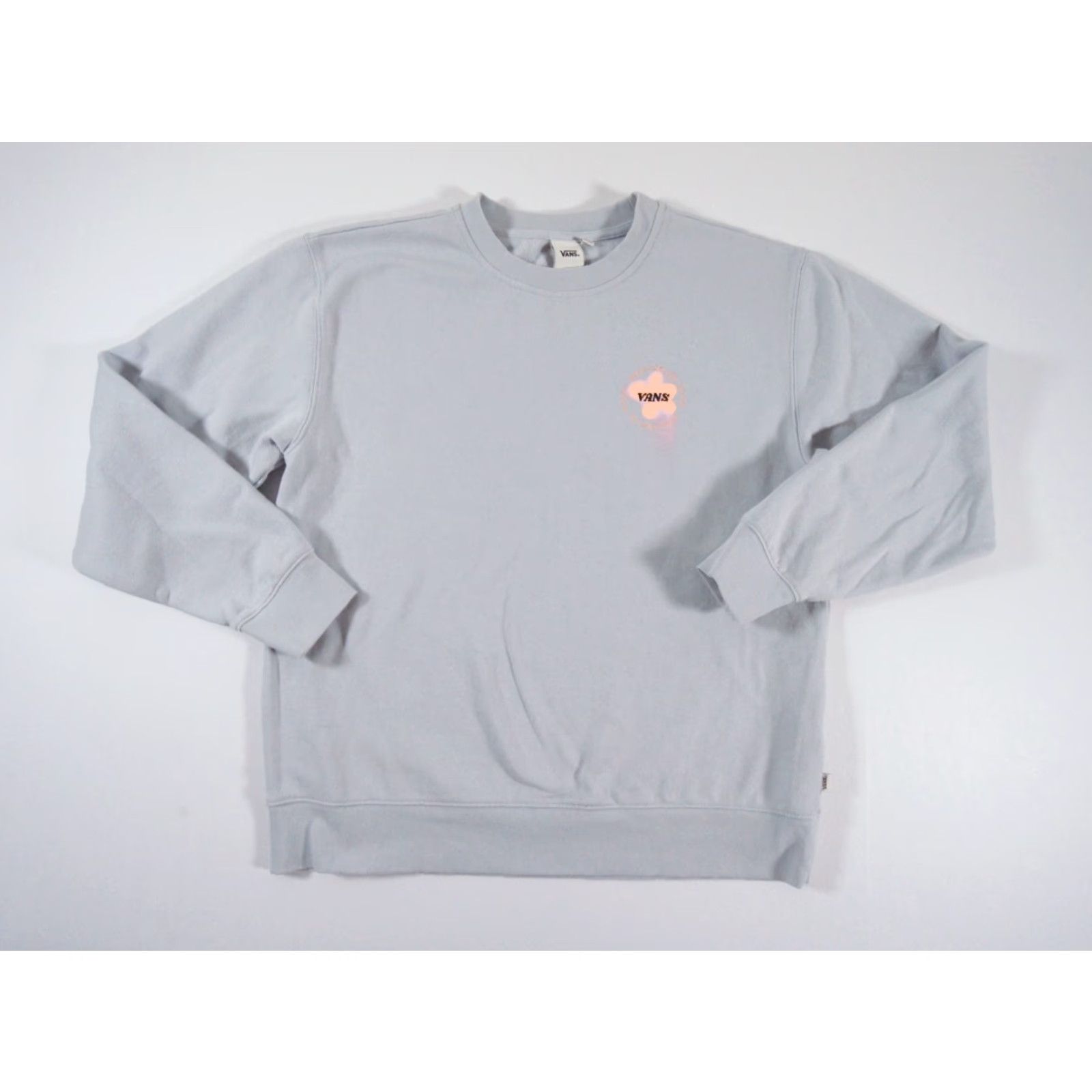 Vans VANS Adult Sweatshirt Men Crew Neck Blue Regular Fit Size M Outdoor/Fleece All Seasons Logo Size US M / EU 48-50 / 2 - 3 Thumbnail