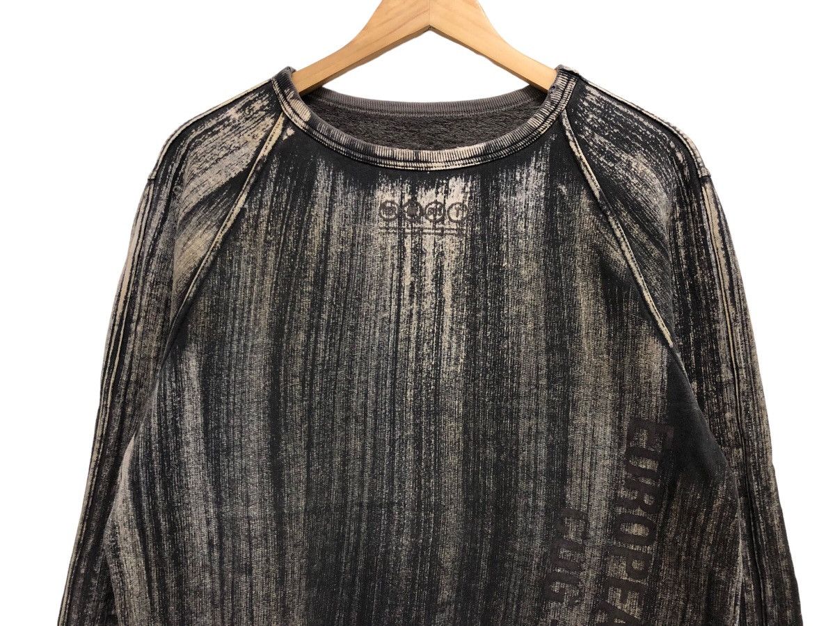 Diesel Y2K 🔥 TRIOMPHE CHROMATIC GREY GRADIENT CYBERPUNK JUMPER Size US M / EU 48-50 / 2 - 3 Thumbnail