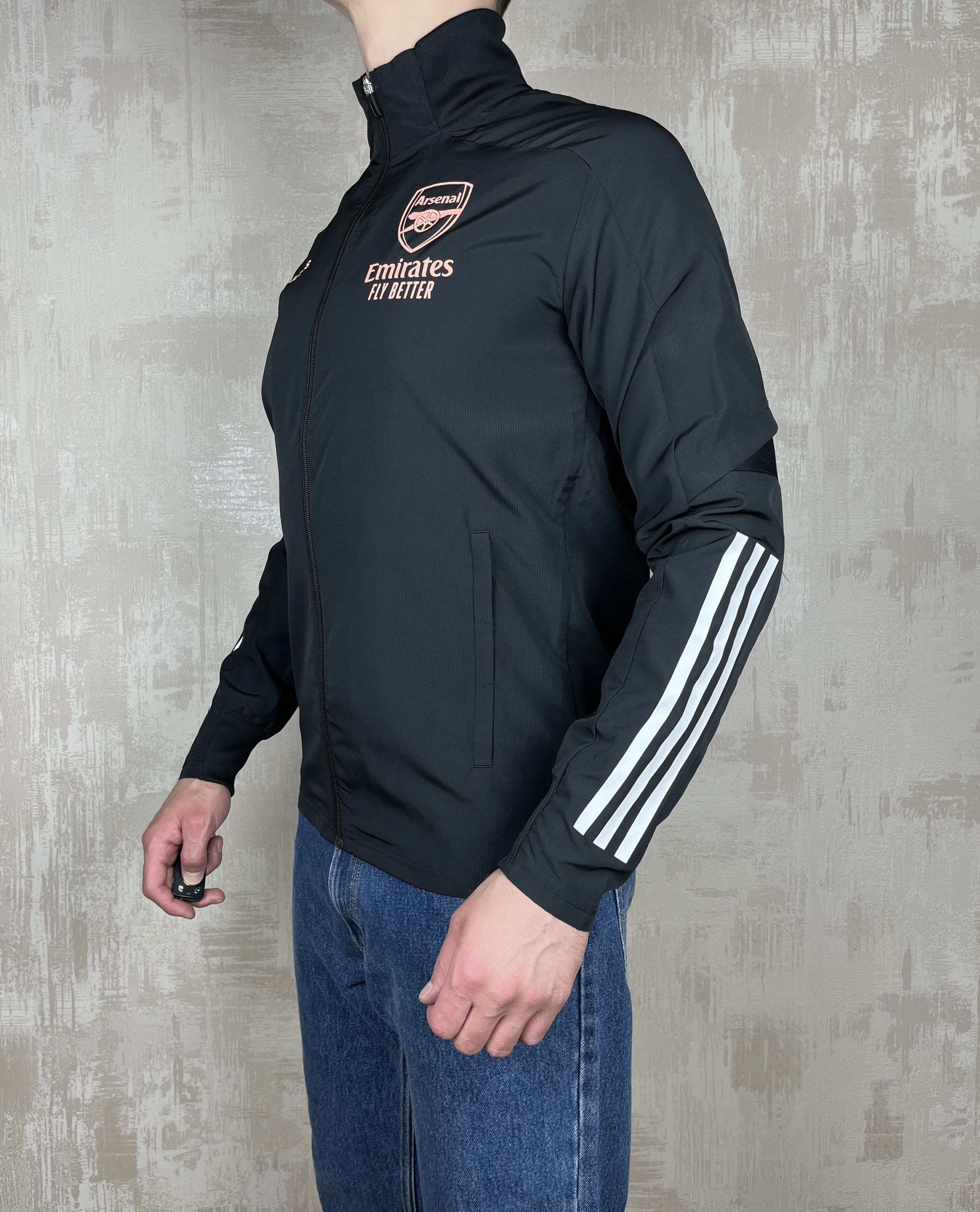 Adidas Arsenal 2020 2021 Adidas Soccer Light Track Jacket FQ6245 Size US S / EU 44-46 / 1 - 7 Thumbnail
