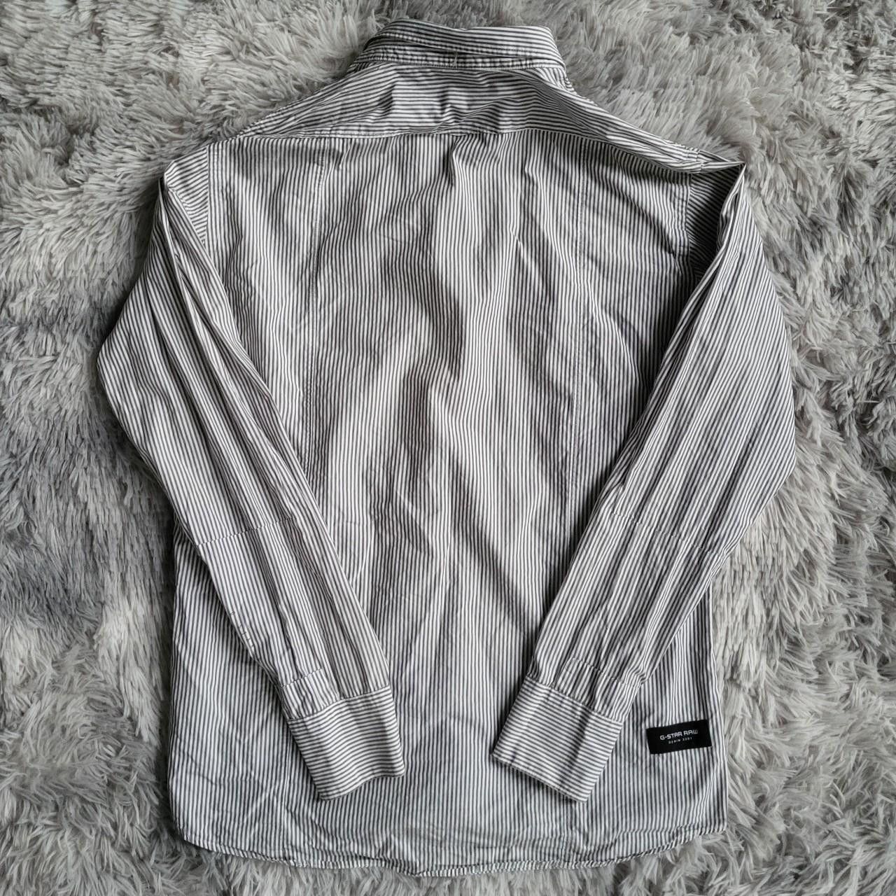 G-Star G-Star RAW Men's Grey Shirt - Size XL Size US XL / EU 56 / 4 - 2 Thumbnail