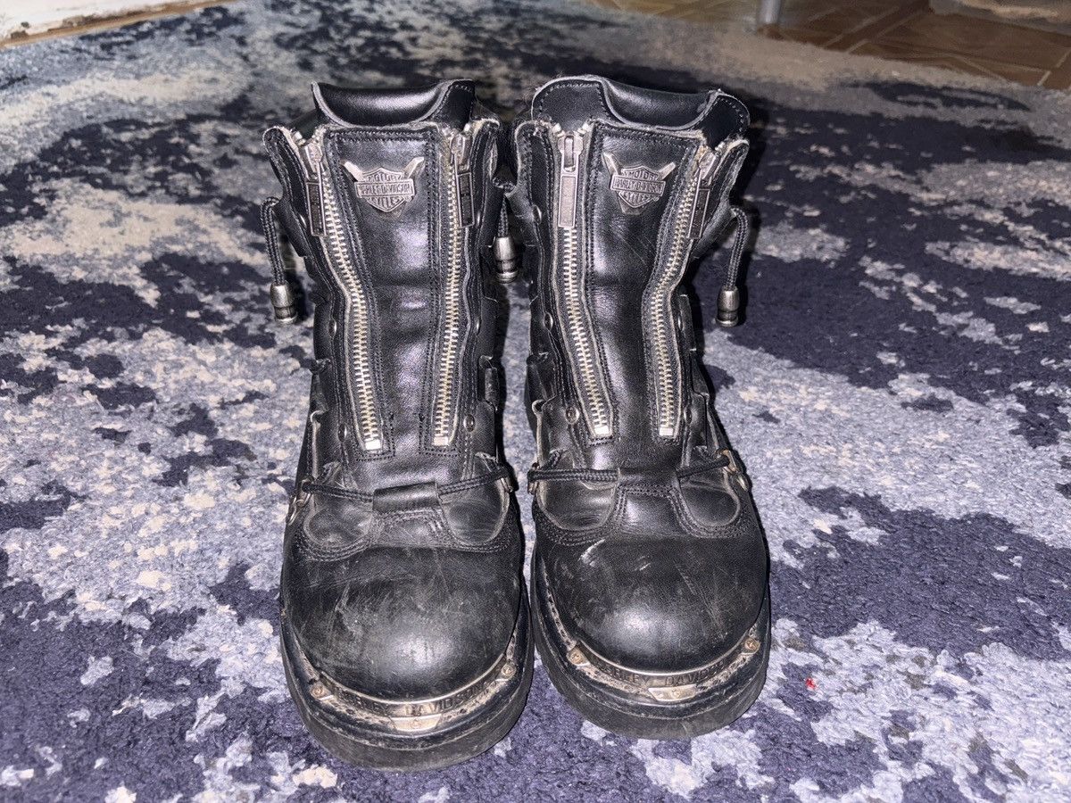 Harley Davidson × Vintage Harley Davidson Leather boots Size US 8 / EU 41 - 5 Thumbnail
