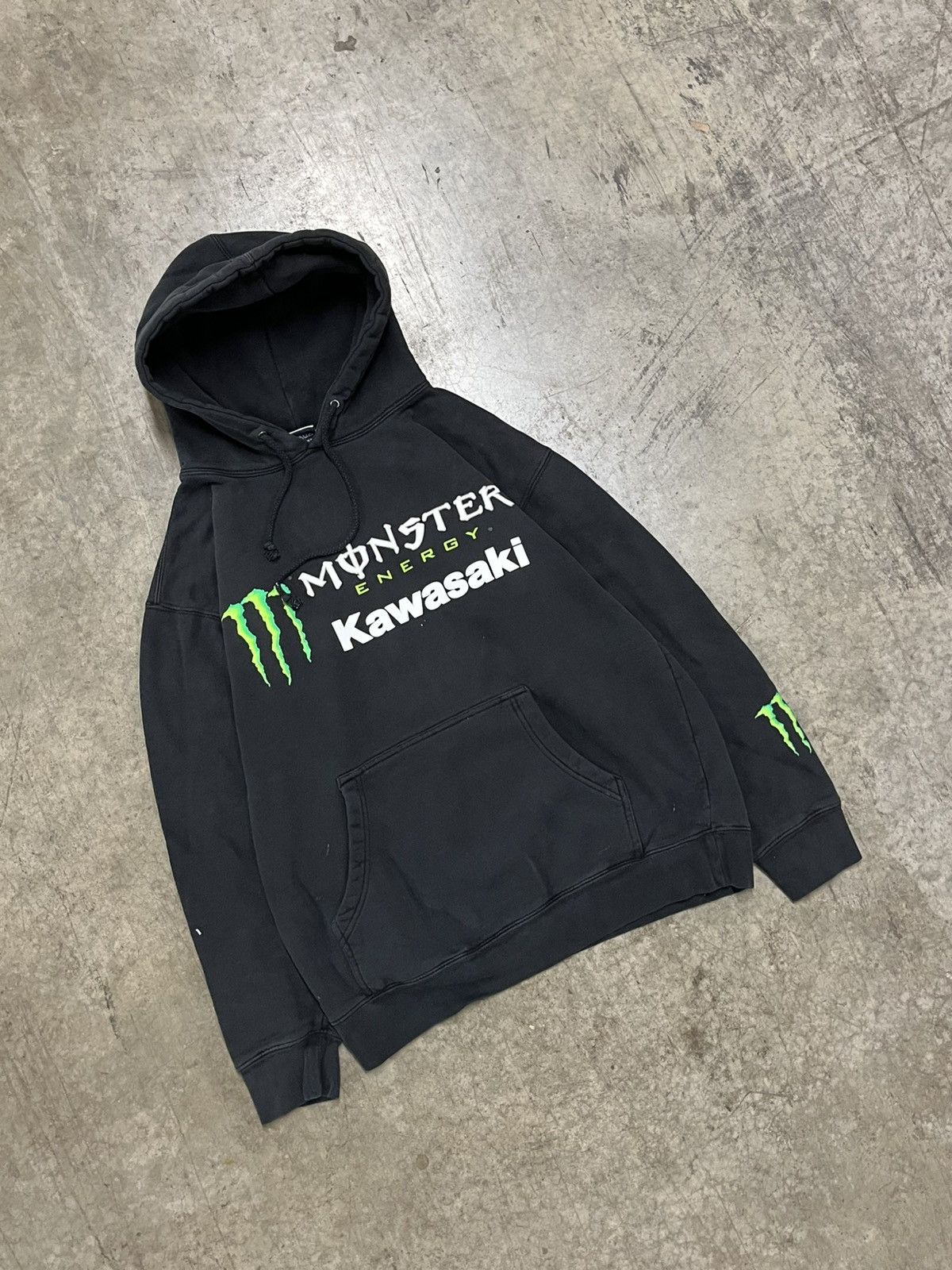 Other Monster energy y2k black grunge hoodie skater emo goth hype Size US M / EU 48-50 / 2 - 1 Thumbnail