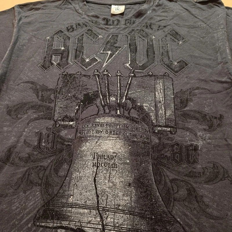 AC/DC AC/DC Hells Bells Gray Tshirt M Band Tee Big Graphic Print Size US M / EU 48-50 / 2 - 5 Thumbnail