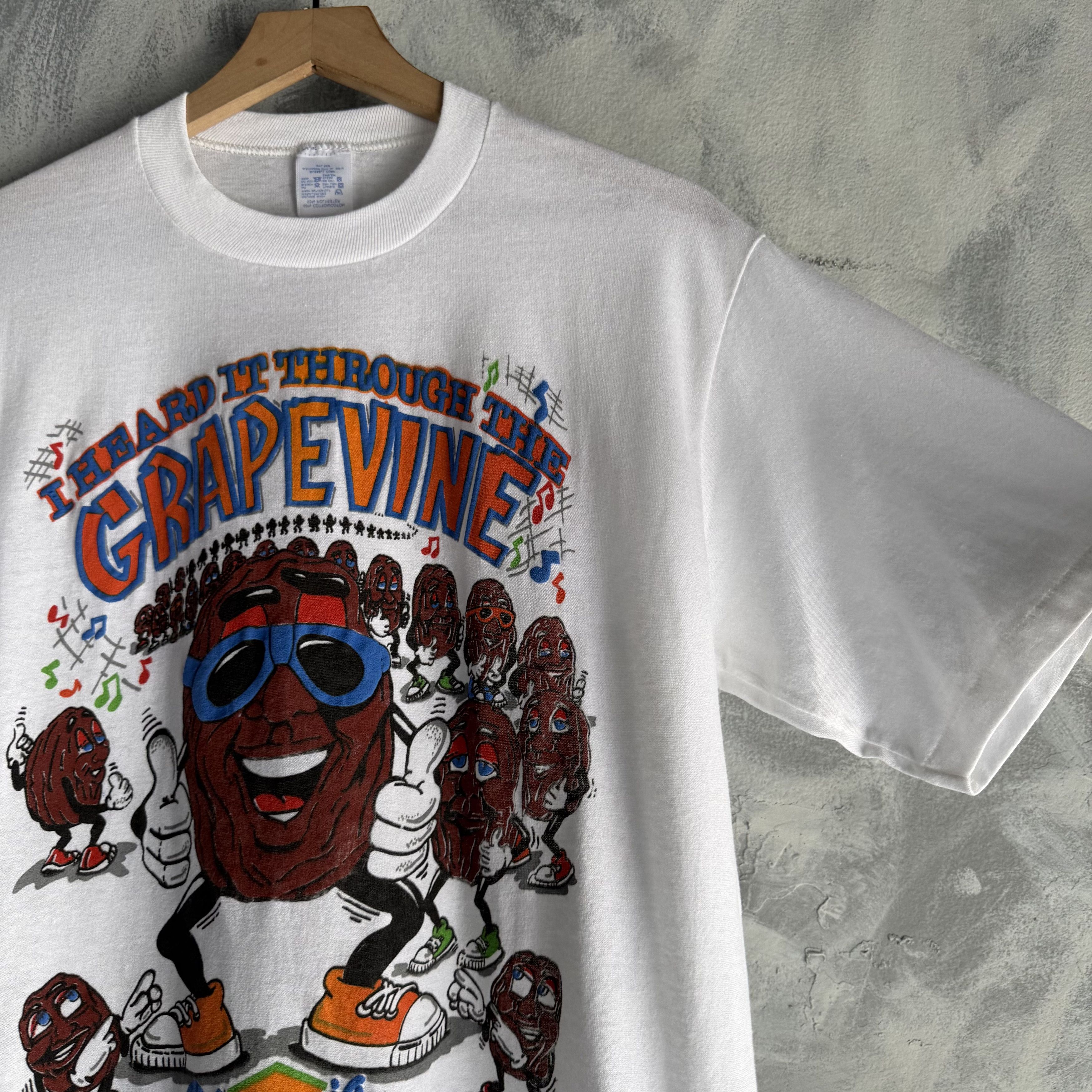 Other Vtg California Raisins T Shirt Mens Cartoon Grapevine 80s Size US L / EU 52-54 / 3 - 4 Thumbnail