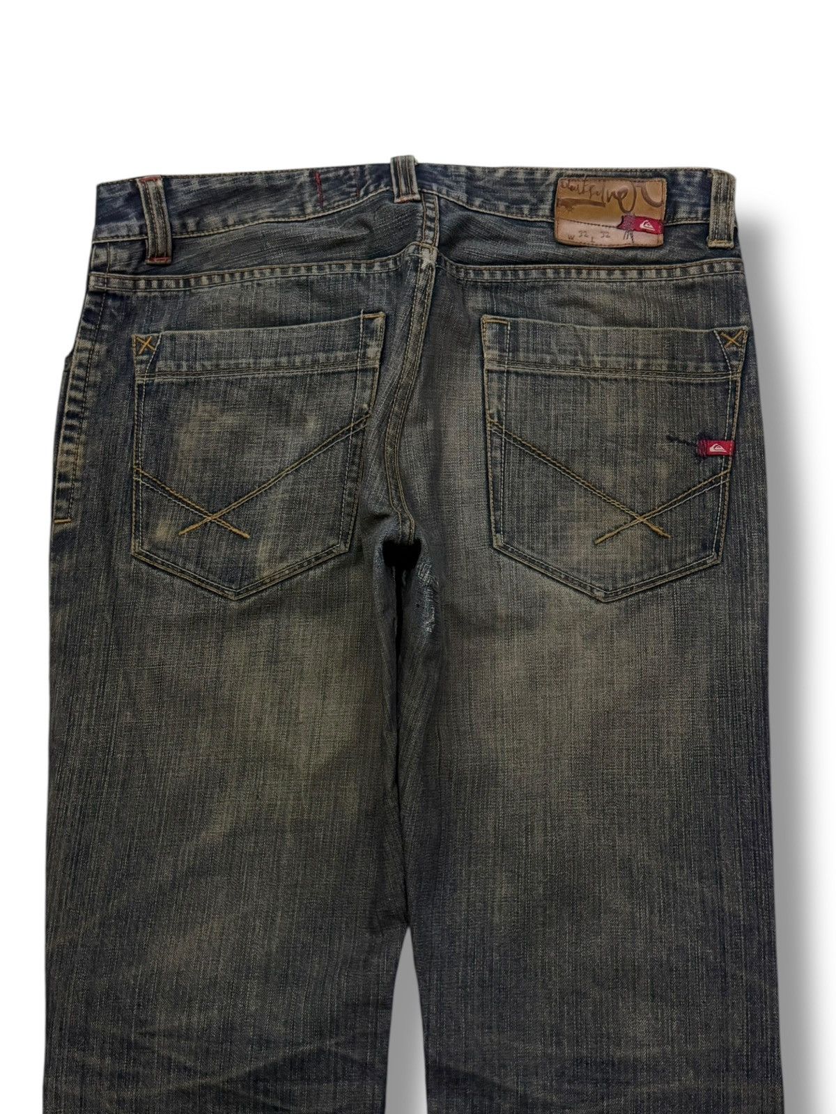 Quiksilver Vintage Y2K Quiksilver QuikJean Japanese Denim Jeans | W35 Size US 35 - 5 Thumbnail
