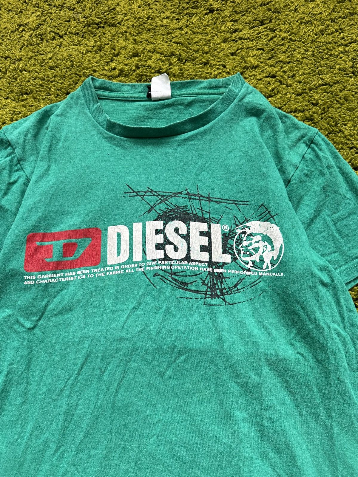 Diesel × Vintage Diesel 2000s vintage big punk logo t-shirt Y2K Size US M / EU 48-50 / 2 - 2 Thumbnail