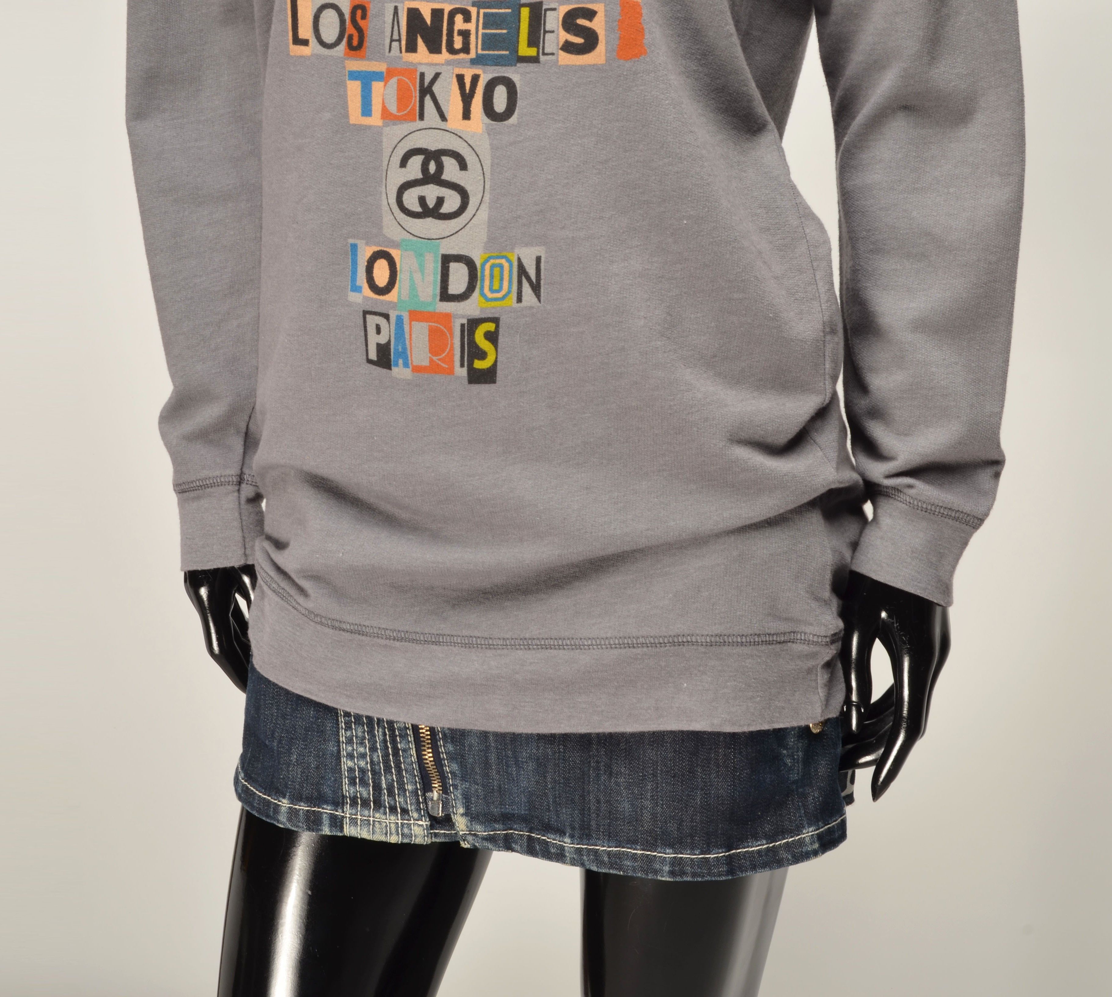 Stussy Vintage Stussy 90's Long Sleeve Logo Sweatshirt Size S / US 4 / IT 40 - 3 Thumbnail