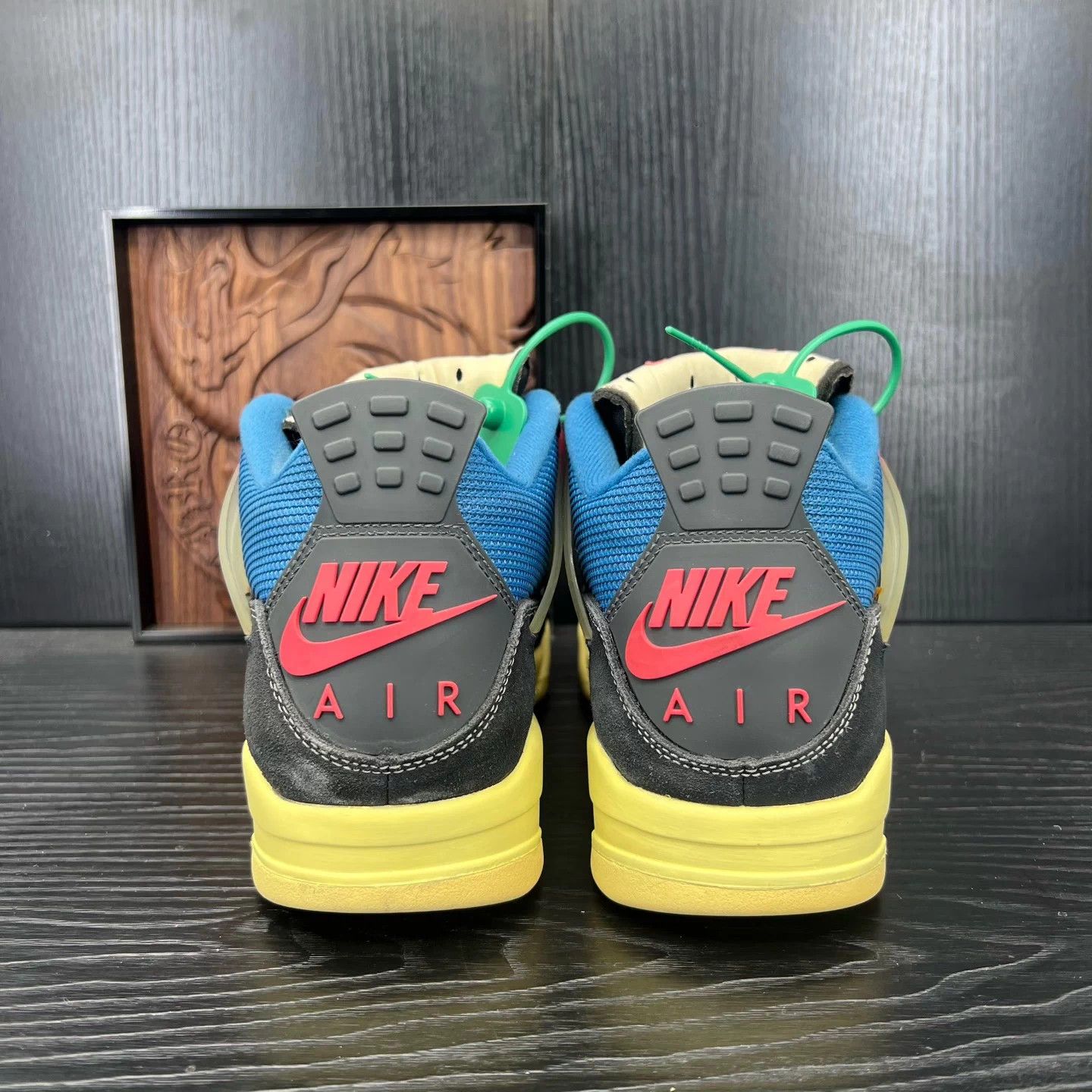 Nike Air Jordan 4 Union Black Blue 43 Mint充新 Size US 10 / EU 43 - 5 Thumbnail