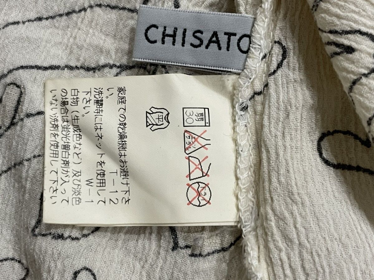Japanese Brand × Tsumori Chisato × Vintage Tsumori Chisato Snap Button Crepe Blouse Size M / US 6-8 / IT 42-44 - 3 Thumbnail