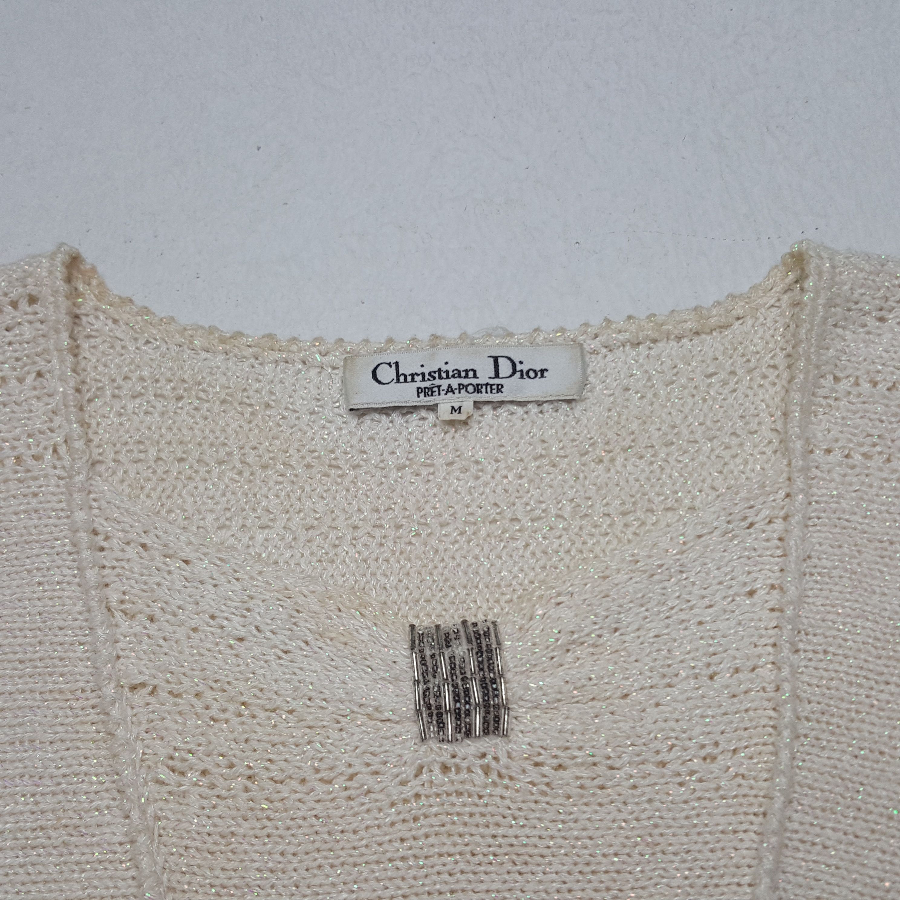 Christian Dior Monsieur × Japanese Brand × Vintage Vintage Christian Dior Knitwear Shirt Size M / US 6-8 / IT 42-44 - 3 Thumbnail