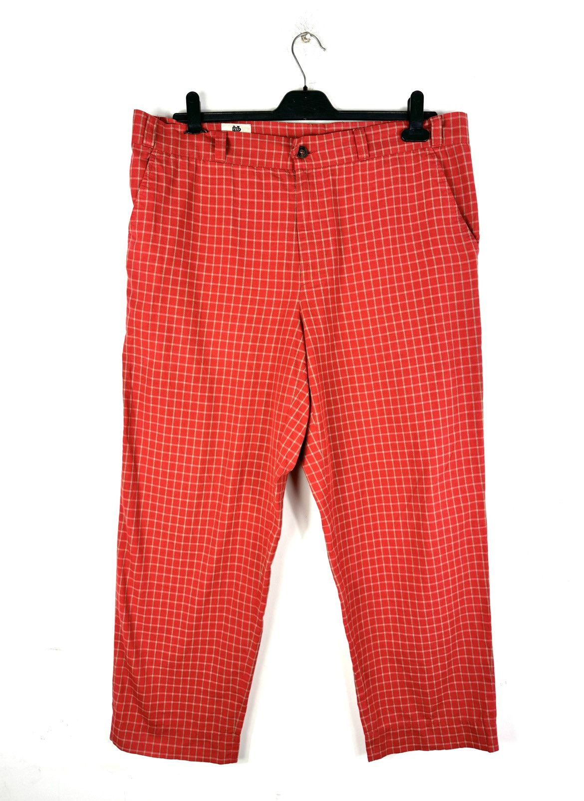 image of Avant Garde x Dries Van Noten Checkered Oversized Pants Trousers, Men's (Size 38)