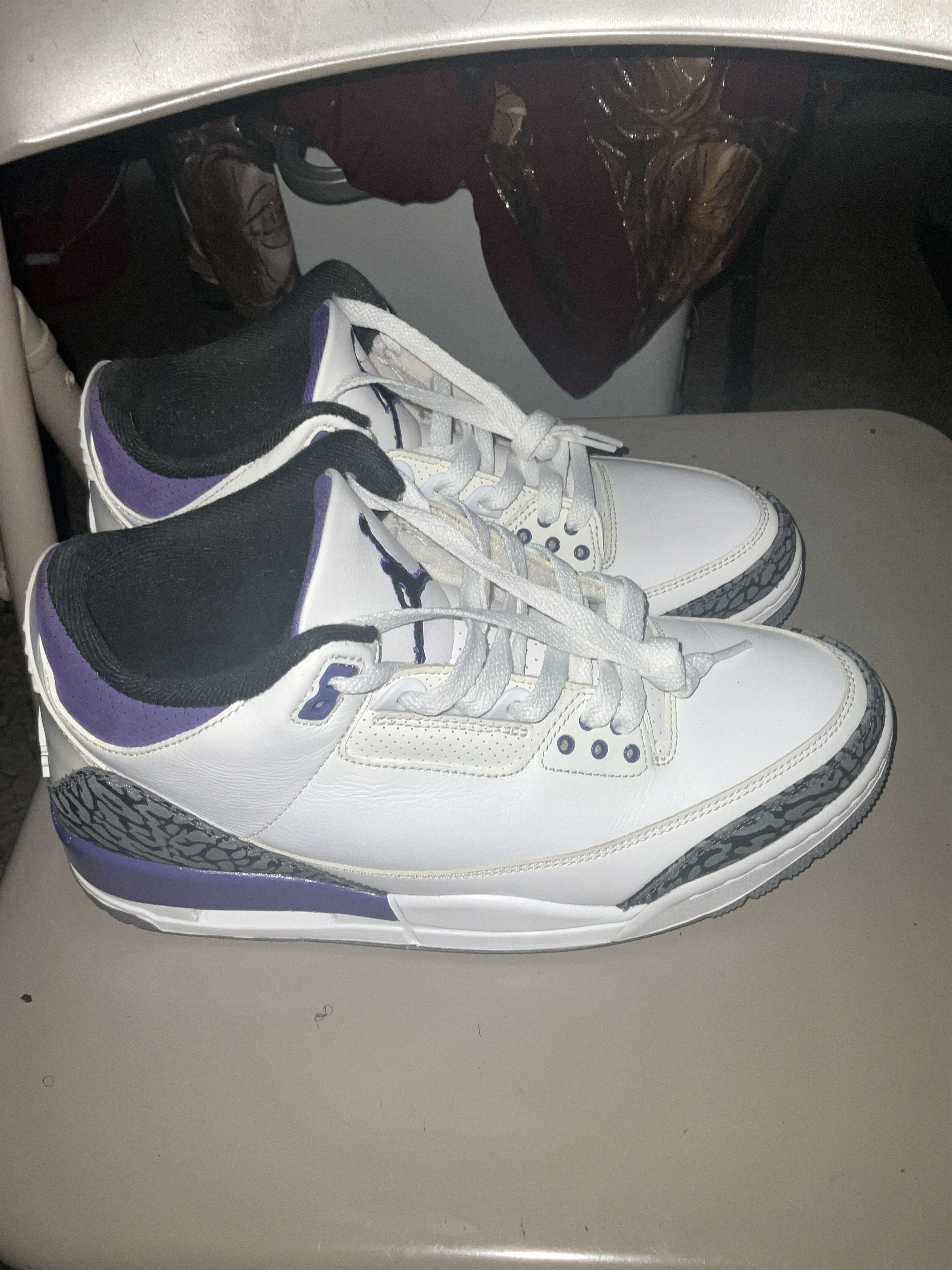 Jordan Brand Jordan 3’s Dark Iris’s Size US 9 / EU 42 - 3 Thumbnail
