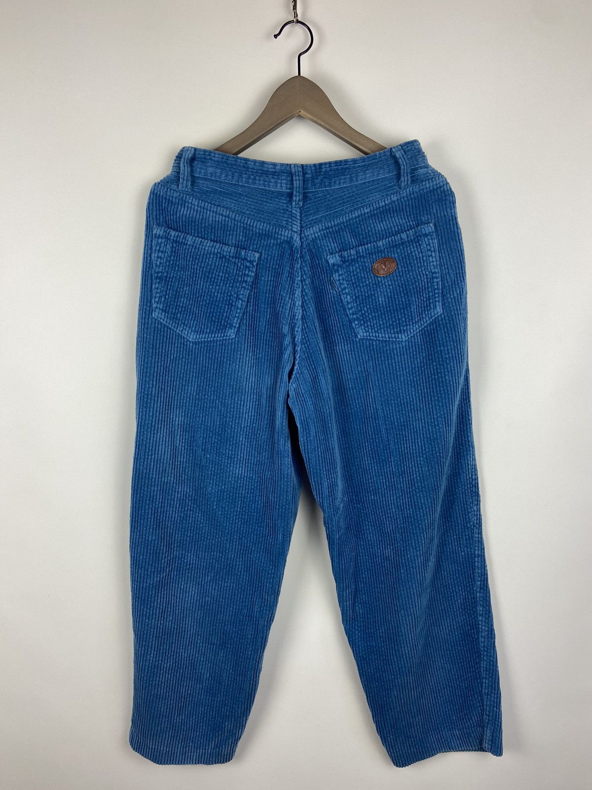 Designer × Valentino × Vintage Vintage Valentino Velvet Straight Striped Trousers Pants Size US 32 / EU 48 - 2 Thumbnail