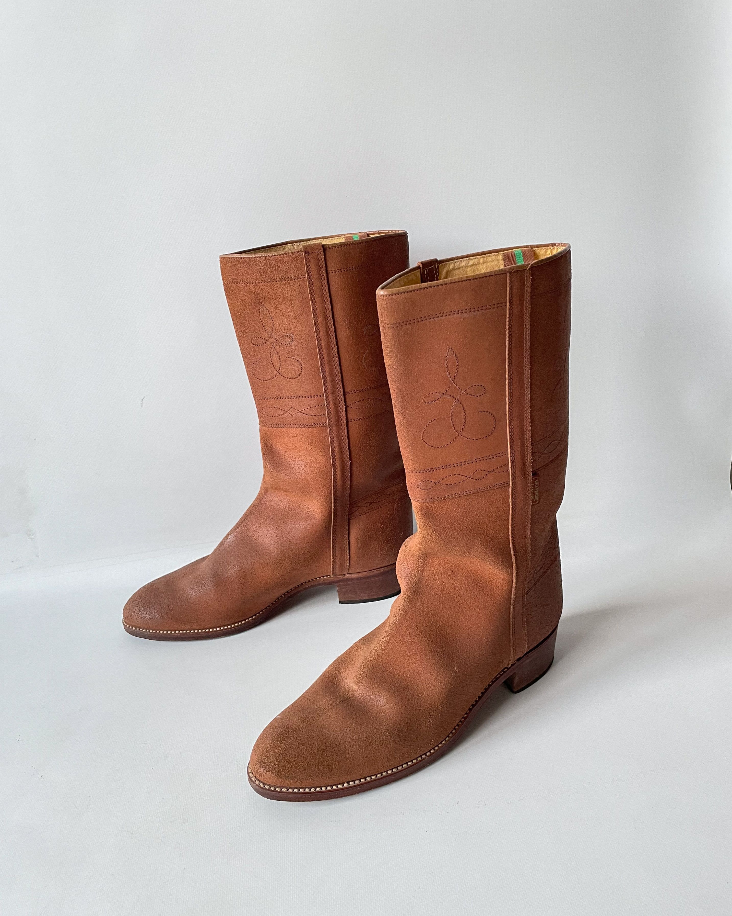 Vintage Men’s Leather Boots Valverde del Camino Handmade Spain Size US 10 / EU 43 - 2 Thumbnail