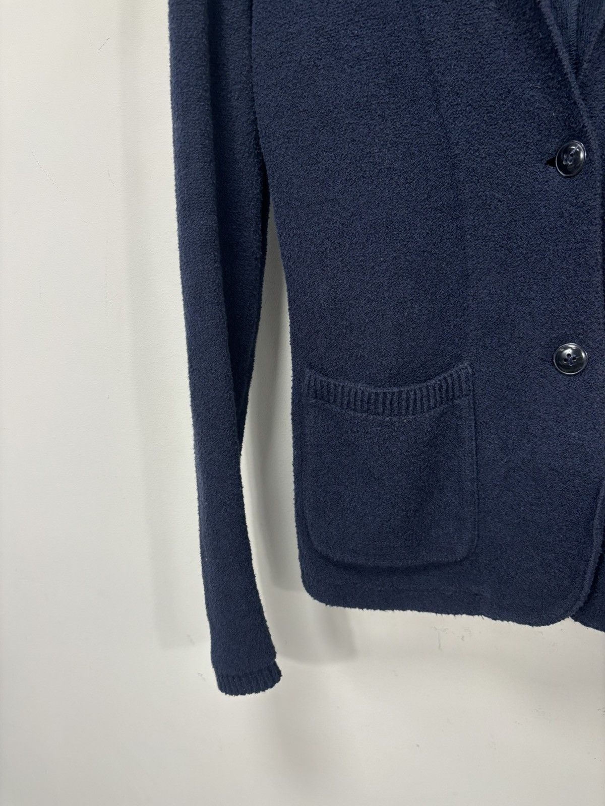 Lardini Lardini Knitwear Women’s 2-Buttons Navy Blue Cardigan Blazer Size S / US 4 / IT 40 - 5 Thumbnail