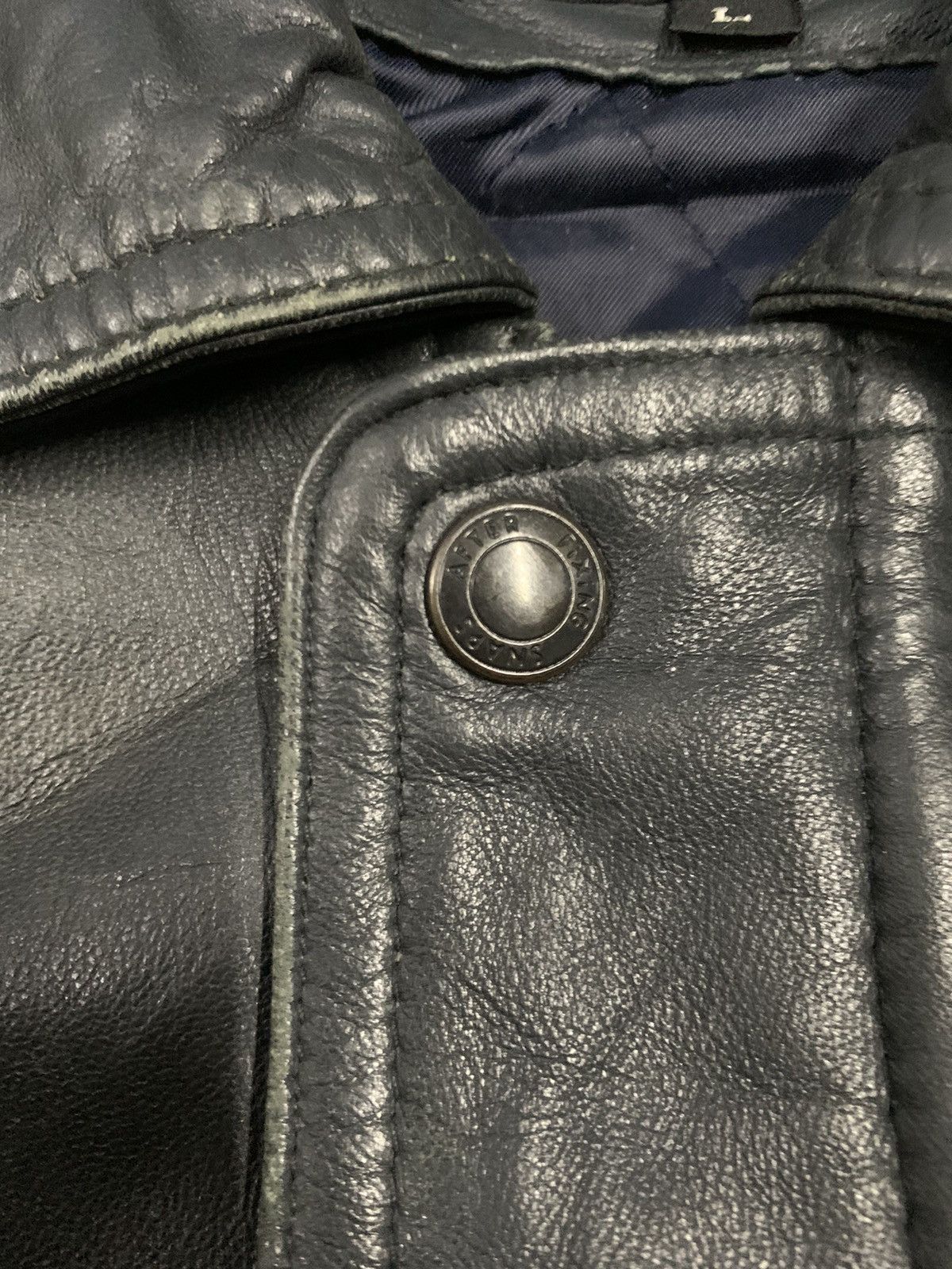 Other Japanese Brand Durante Sheepskin Leather Bomber Jacket Size US L / EU 52-54 / 3 - 6 Thumbnail