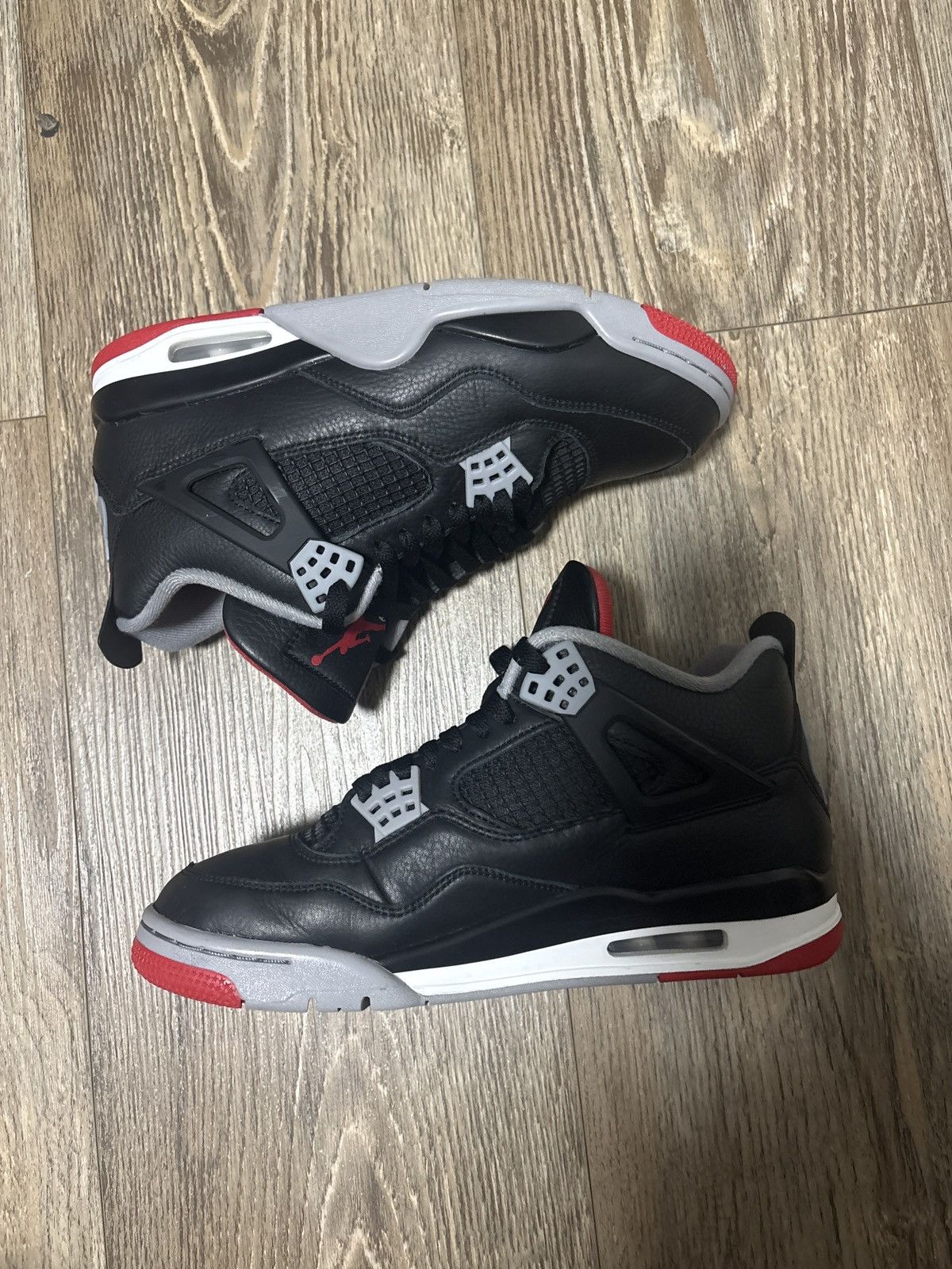 Jordan Brand Jordan 4 Bred Reamagined Size US 8.5 / EU 41-42 - 2 Thumbnail