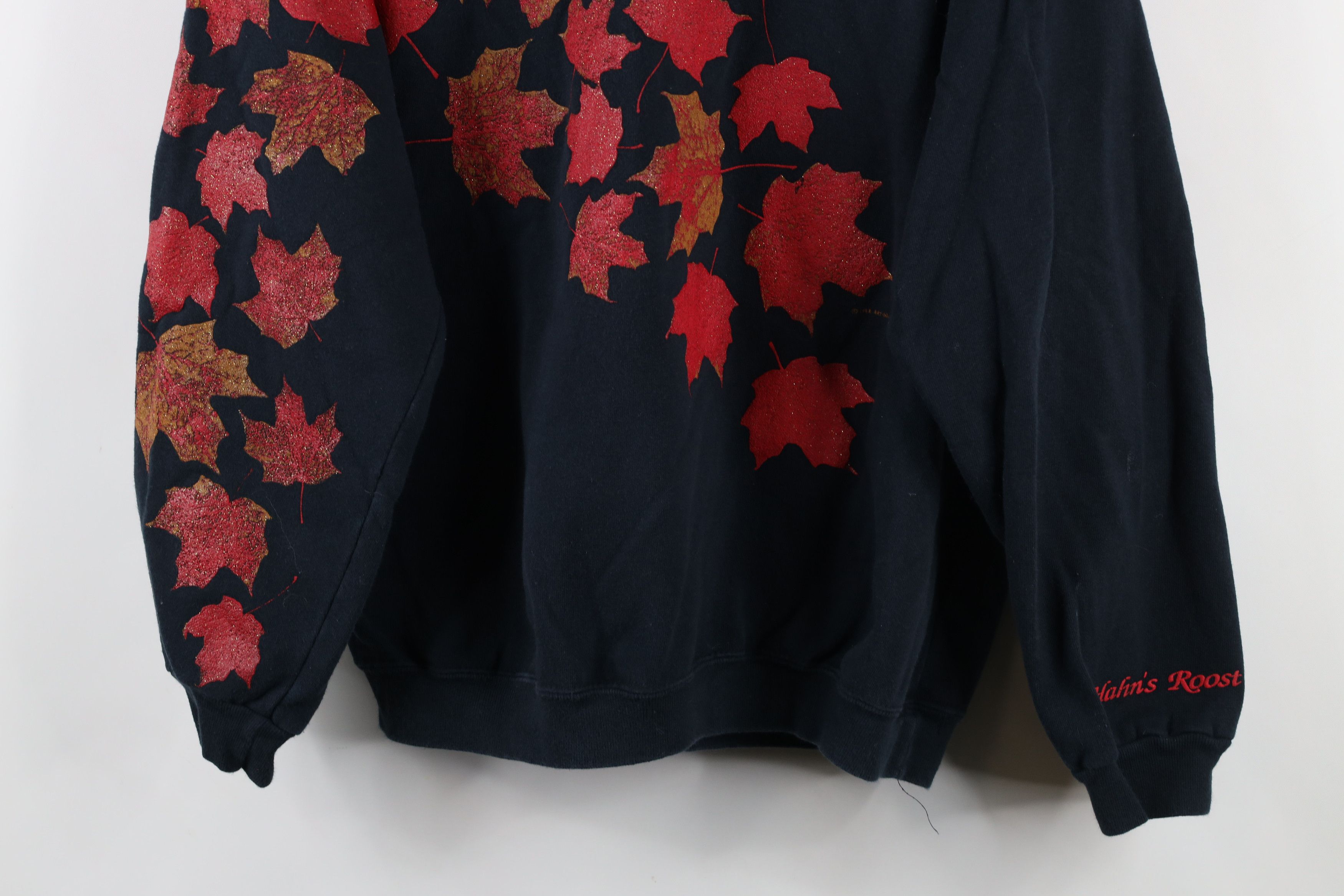 Vintage Vintage 90s Art Unlimited All Print Turtleneck Sweatshirt Size L / US 10 / IT 46 - 3 Thumbnail