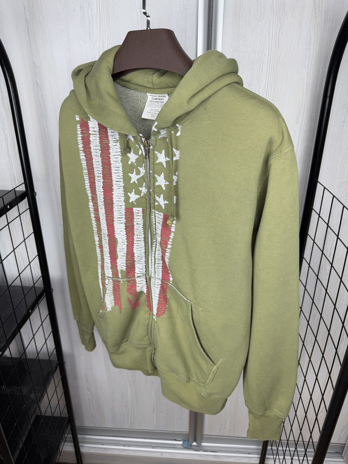 Polo Ralph Lauren Polo Jeans Company Ralph Lauren green american flag hoodie Size US S / EU 44-46 / 1 - 6 Thumbnail