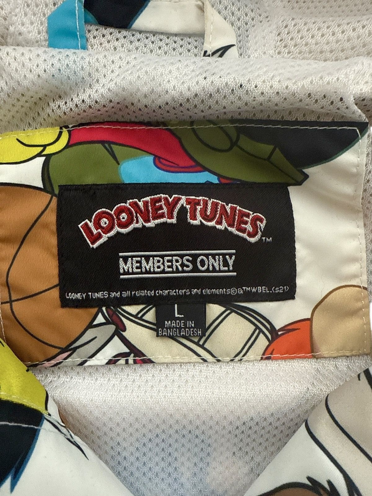 Members Only Looney Tunes x Members Only Space Jam Windbreaker – Size L Size US L / EU 52-54 / 3 - 5 Thumbnail