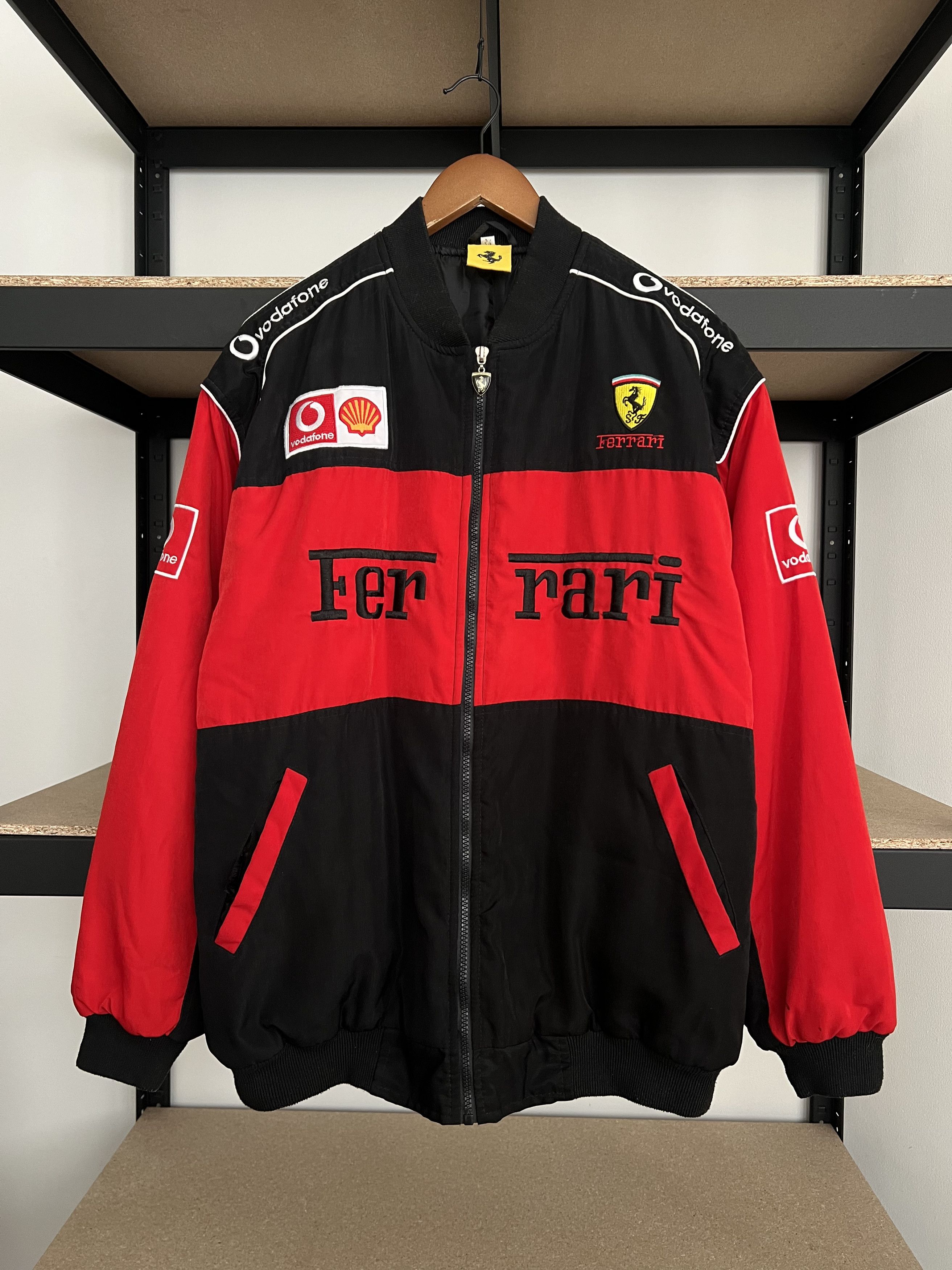 image of Vintage 90's Ferrari Formula One F1 Racing Jacket, Men's (Size XL)