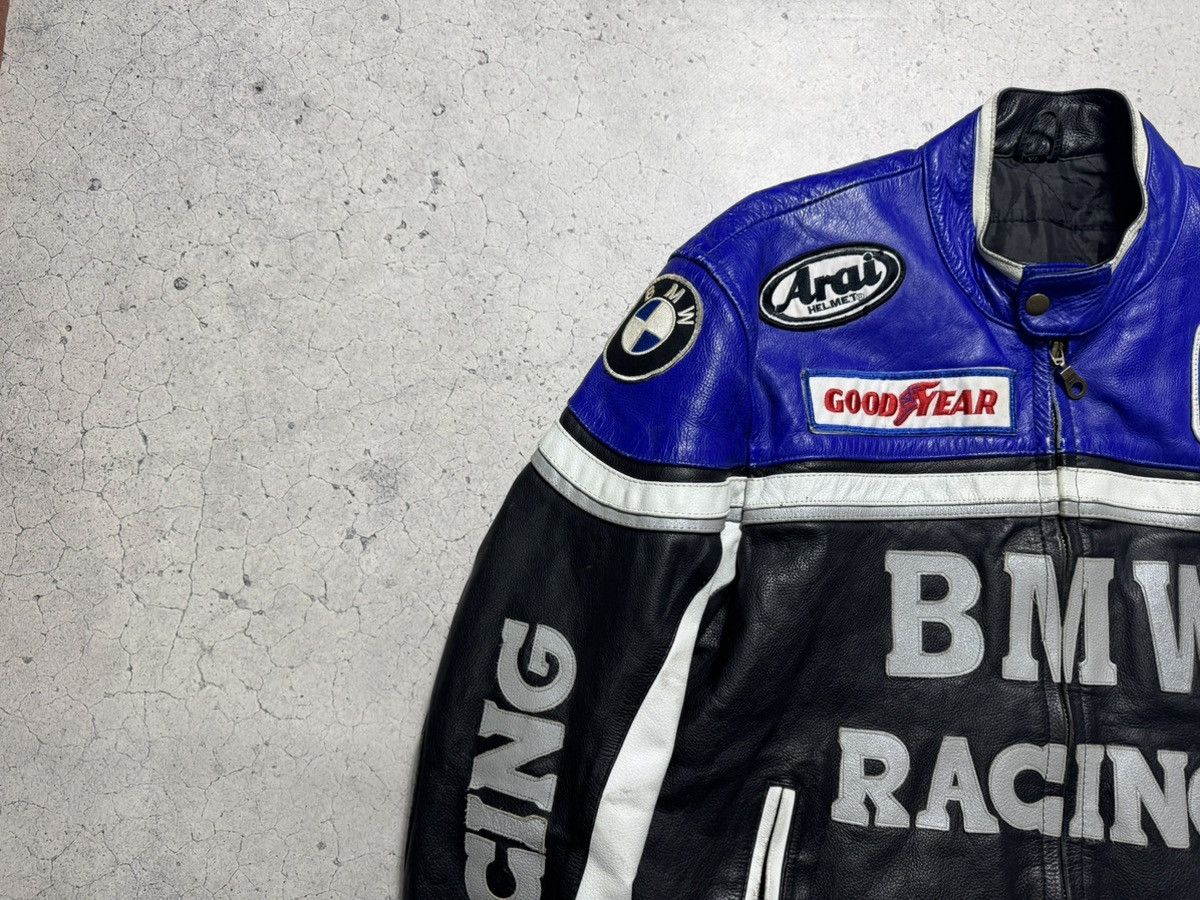 BMW BMW Racing Leather Bomber Jacket Big Logo Size XL Size US XL / EU 56 / 4 - 5 Thumbnail