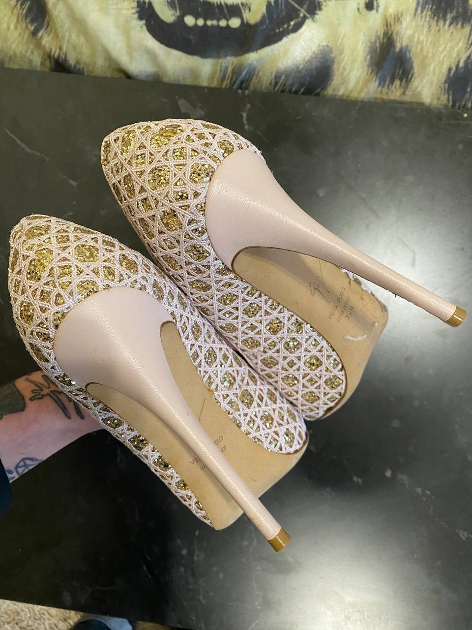 Giuseppe Zanotti Authentic Giuseppe Zanotti embroidered pump heels Size US 9.5 / IT 39.5 - 11 Thumbnail