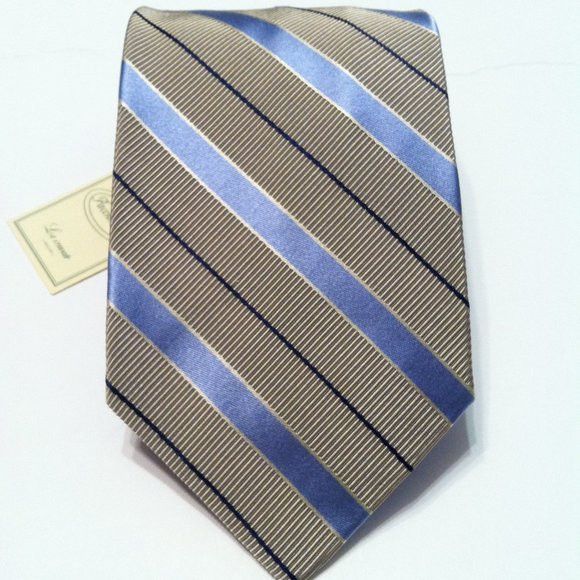 Faconnable FACONNABLE MENS NEW SILK TIE WIDTH: 4" MADE IN FRANCE Size ONE SIZE - 3 Thumbnail