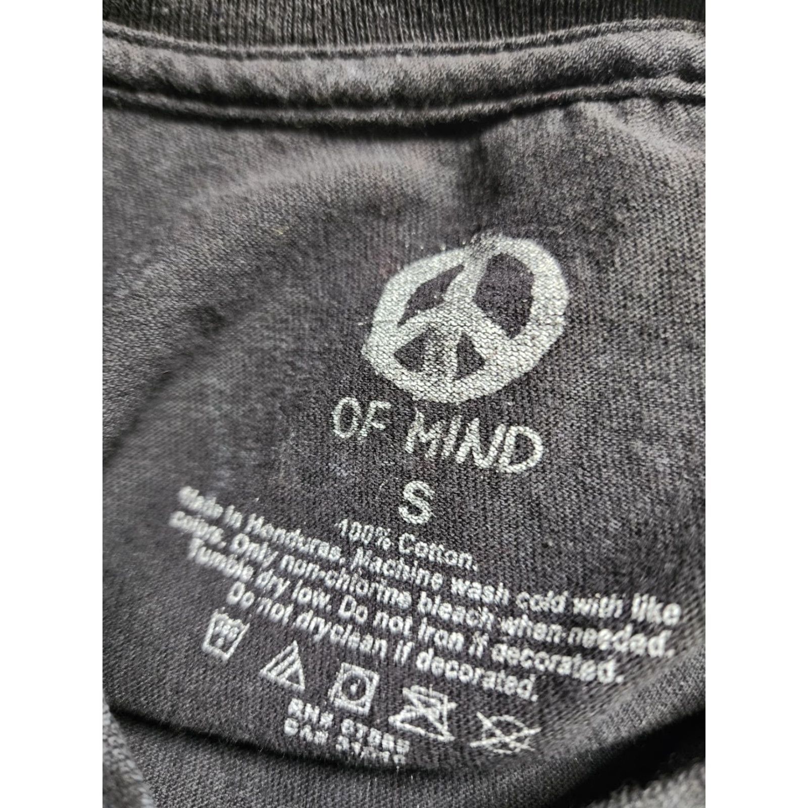 Alife Womens S Peace of Mind T-Shirt Skull Flower Crew Neck Short Sleeve Black Cotton Modern Basic 90s Halloween Womens Size S / US 4 / IT 40 - 4 Thumbnail