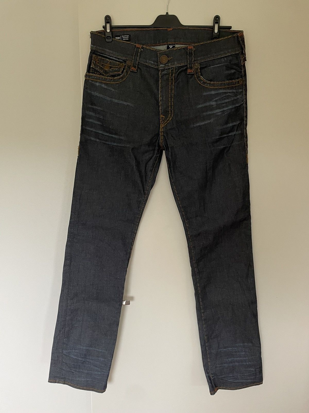 True Religion Ricky Relaxed Straight Jeans