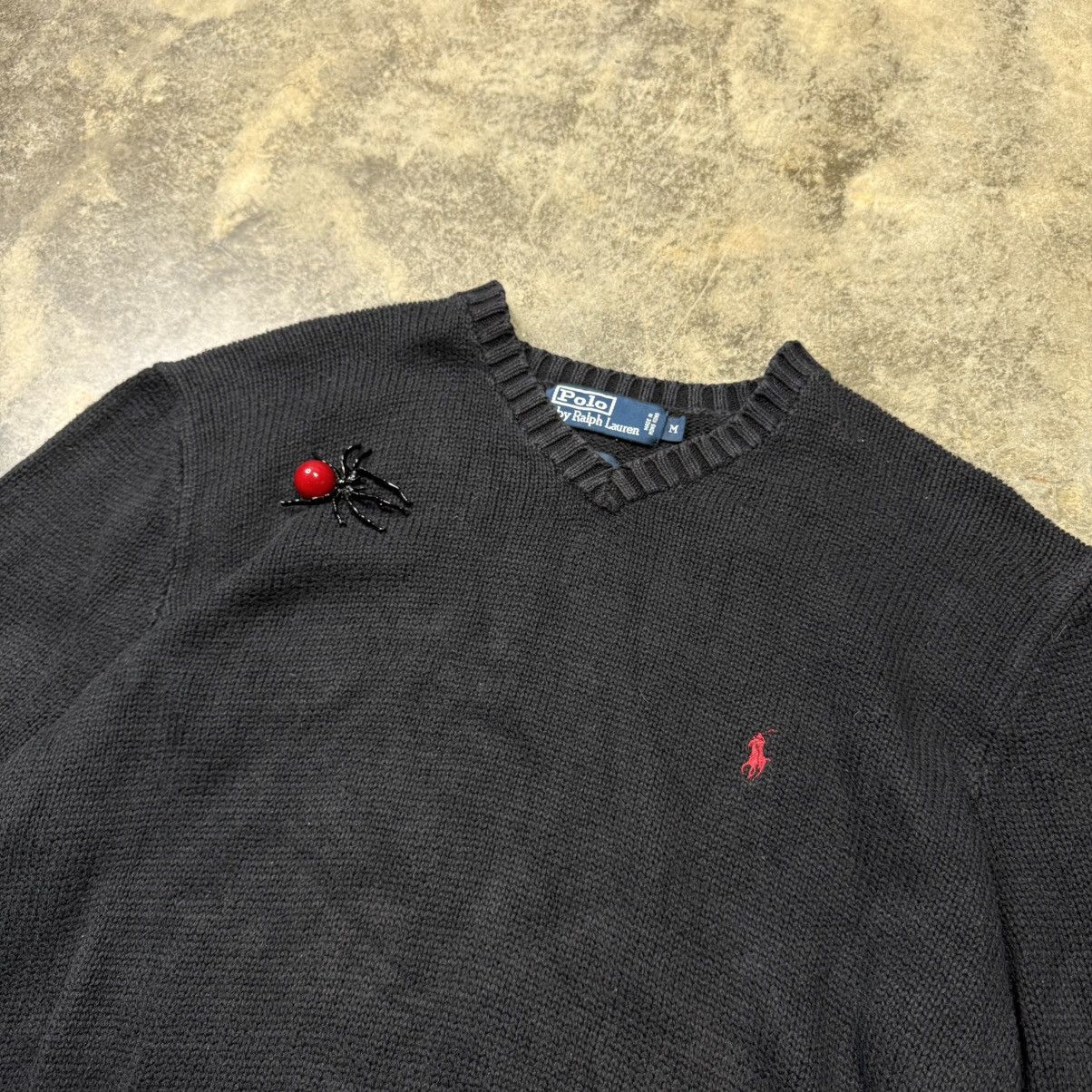 Polo Ralph Lauren vintage polo ralph lauren black knitted pullover sweater Size US M / EU 48-50 / 2 - 1 Thumbnail
