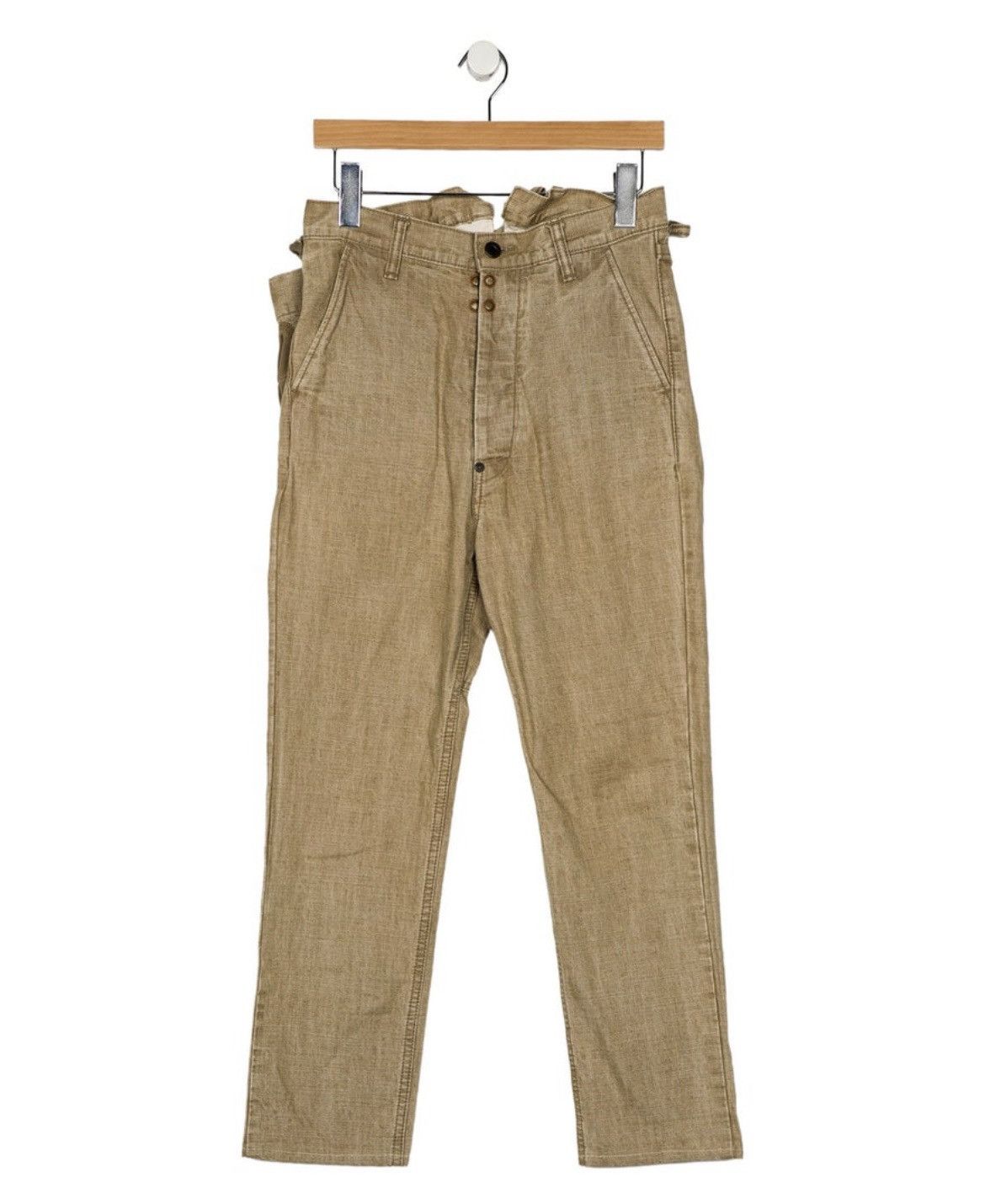 Kapital KAPITAL Camera Bag Pants Khaki Denim Monkey Cisco Style Size US 30 / EU 46 - 1 Thumbnail