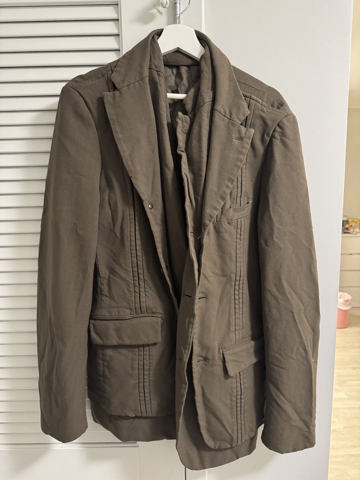 Cdg double layer blazer
