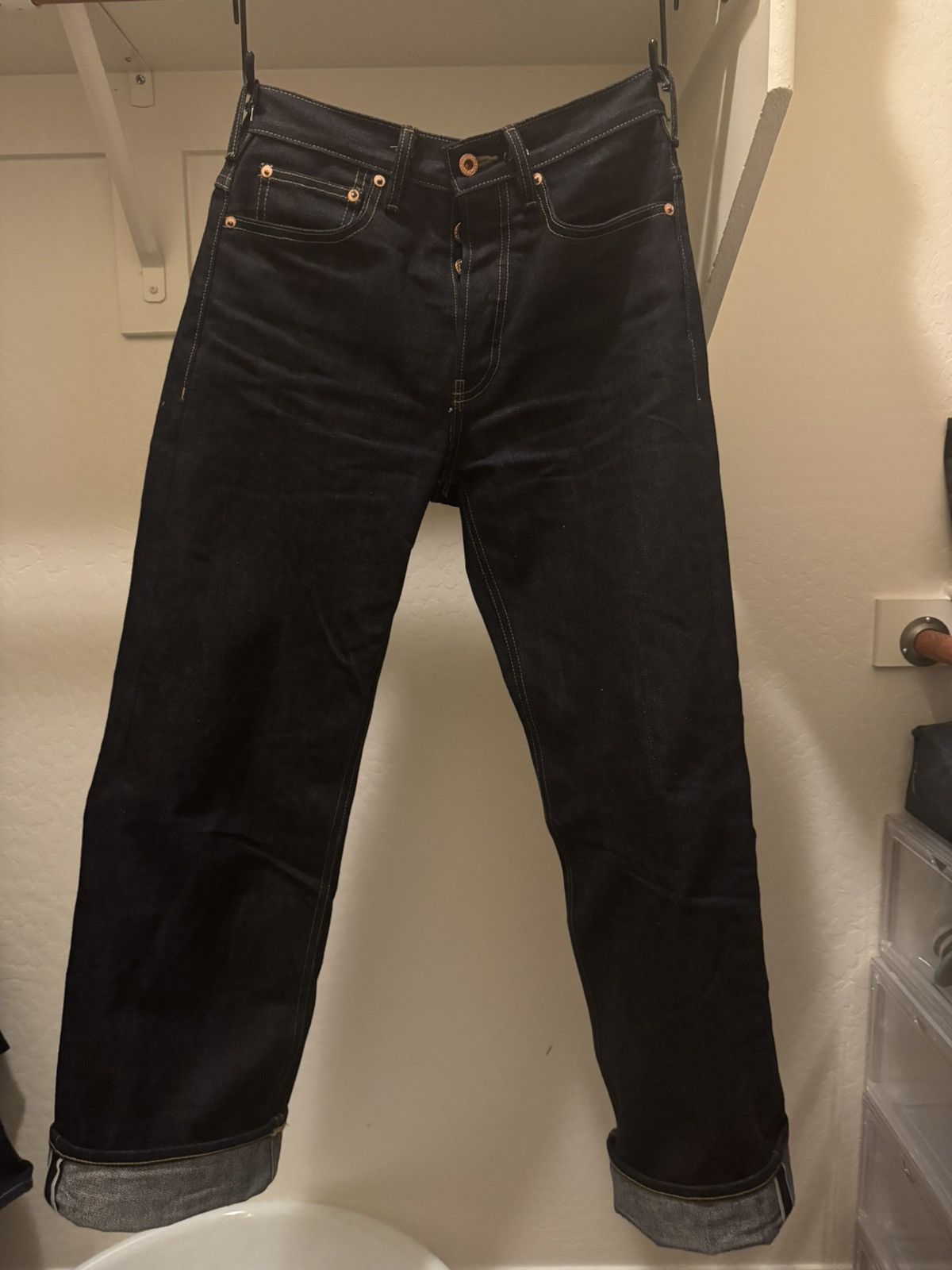 Yuremane Yuremane Yeuniform Indigo Selvedge Denim Size US 30 / EU 46 - 1 Thumbnail