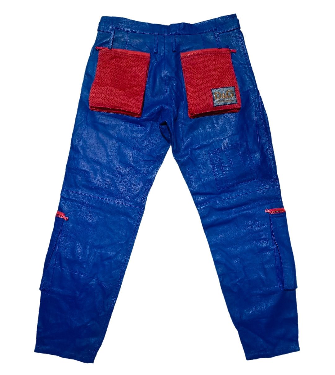Dolce & Gabbana ✨Gorgeous Commando Detachable Leather Rider Cargo Pants Size US 34 / EU 50 - 2 Thumbnail