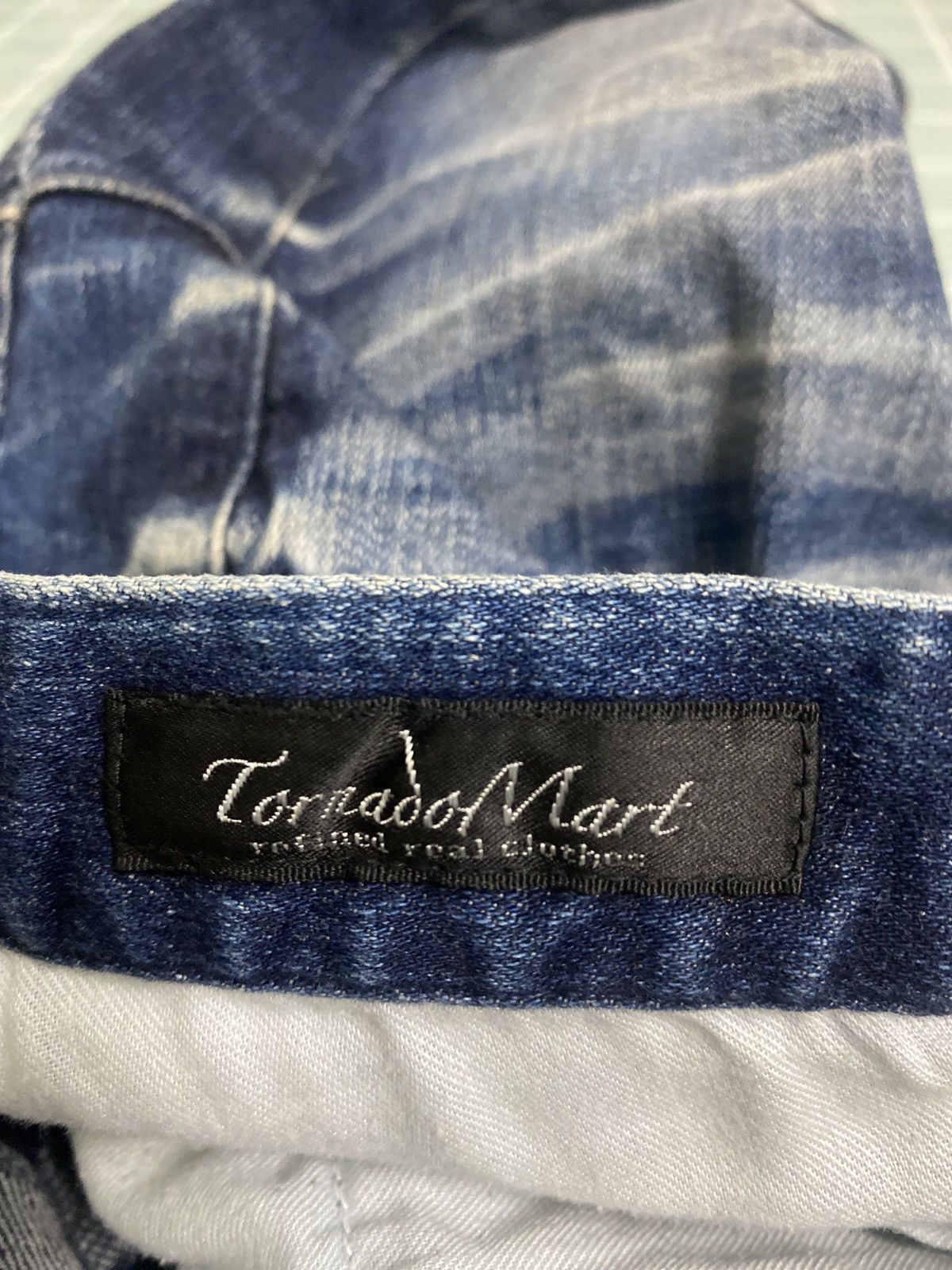 If Six Was Nine × Tornado Mart Tornado mart flared blue jeans painter black Size US 34 / EU 50 - 10 Thumbnail