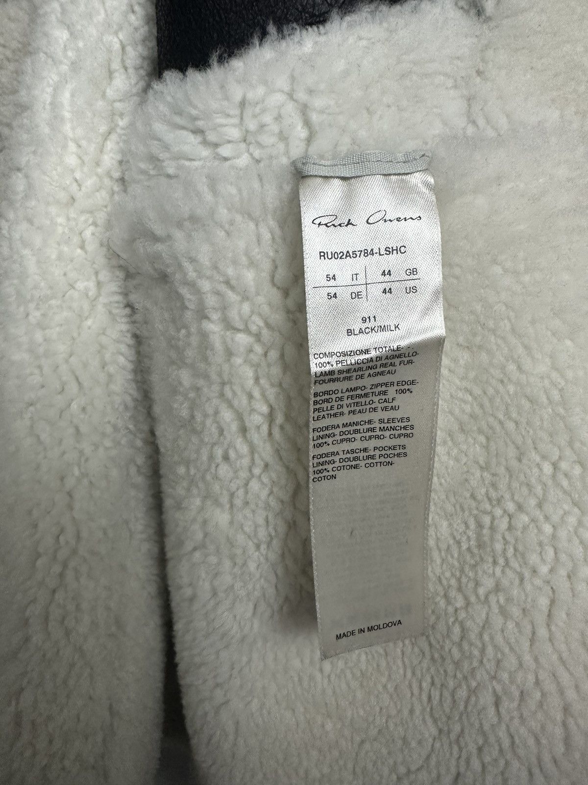 Rick Owens FW21 ‘GETHSEMANE’ Shearling Keith Jacket Size US L / EU 52-54 / 3 - 11 Thumbnail