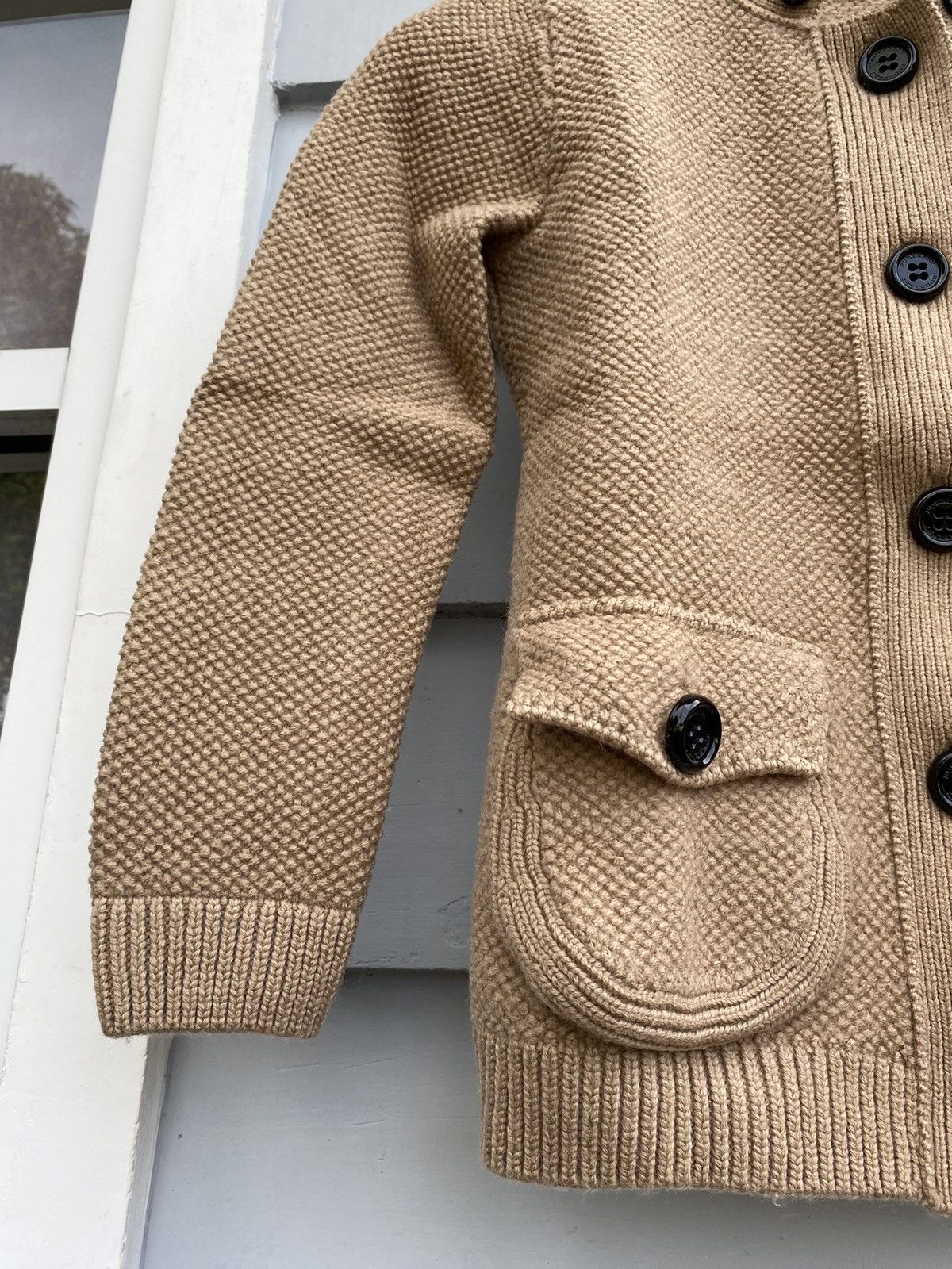 Burberry Burberry London Knit Coat Field Jacket Vintage Heritage Look Size XS / US 0-2 / IT 36-38 - 6 Thumbnail