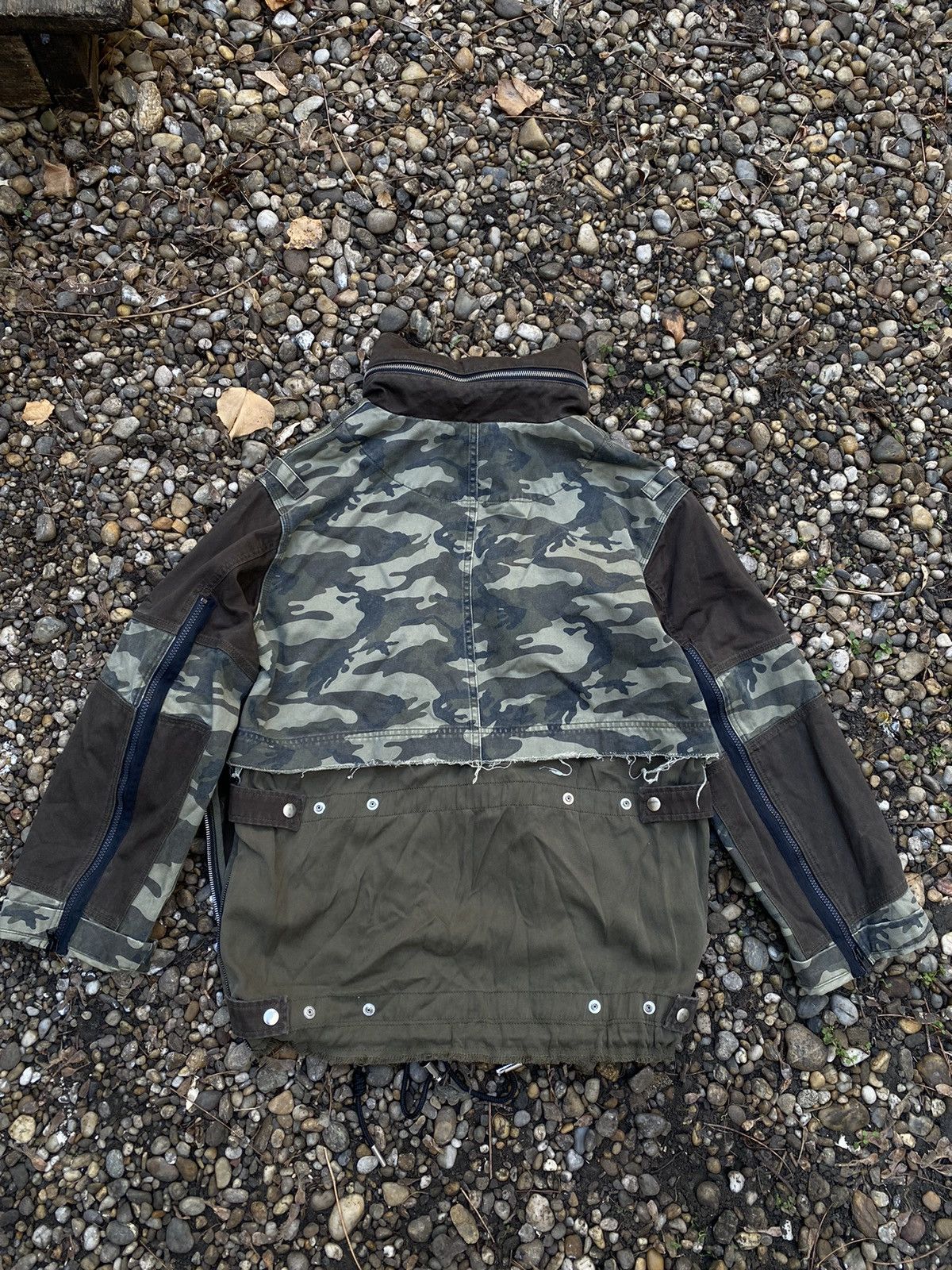 Diesel Diesel Avant-Garde Multipocket Multizip Light Jacket Size US L / EU 52-54 / 3 - 11 Thumbnail