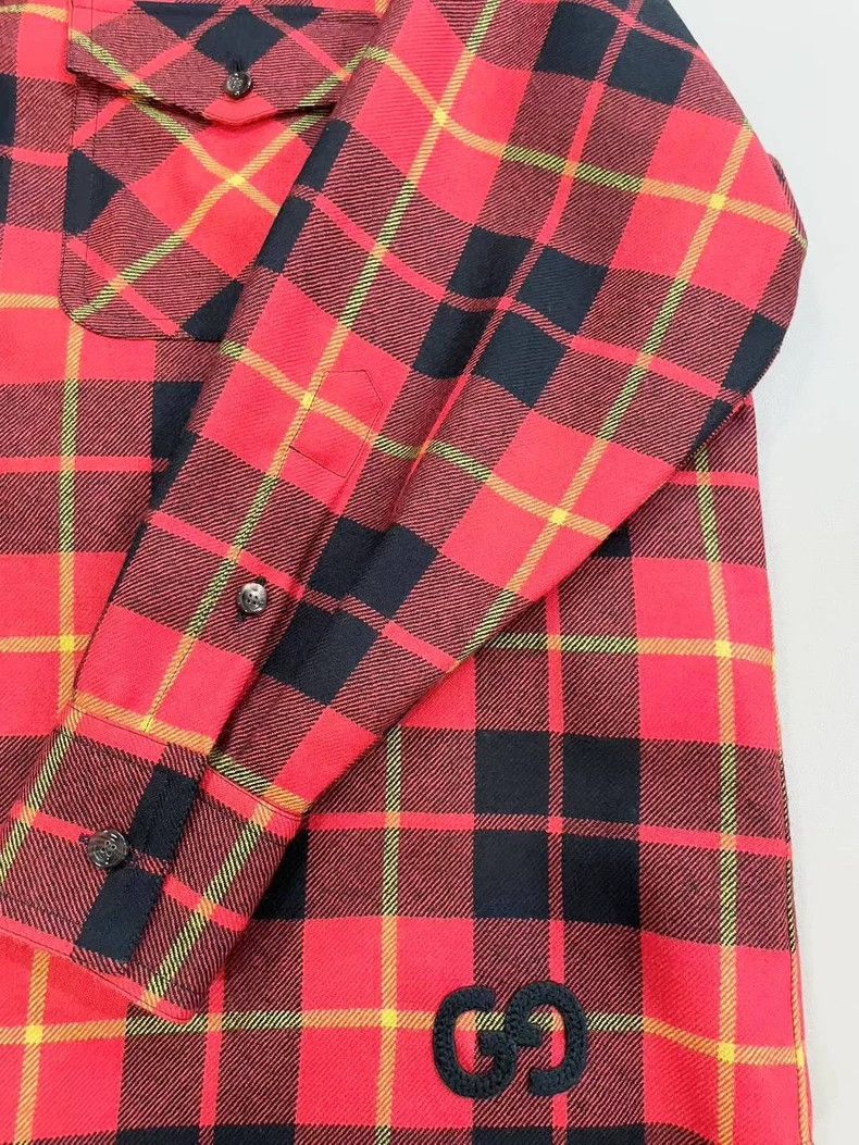 Gucci Gucci Wool plaid shirt Size S / US 4 / IT 40 - 4 Thumbnail