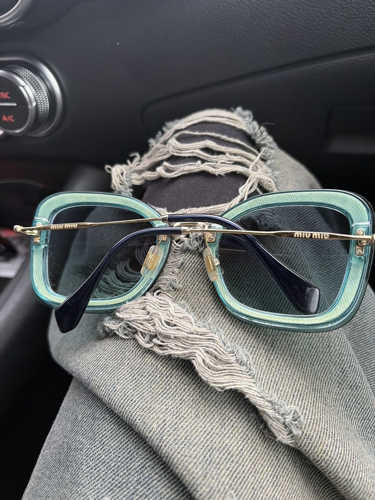 Miu Miu Miu Miu mint blue/green Size ONE SIZE - 2 Thumbnail