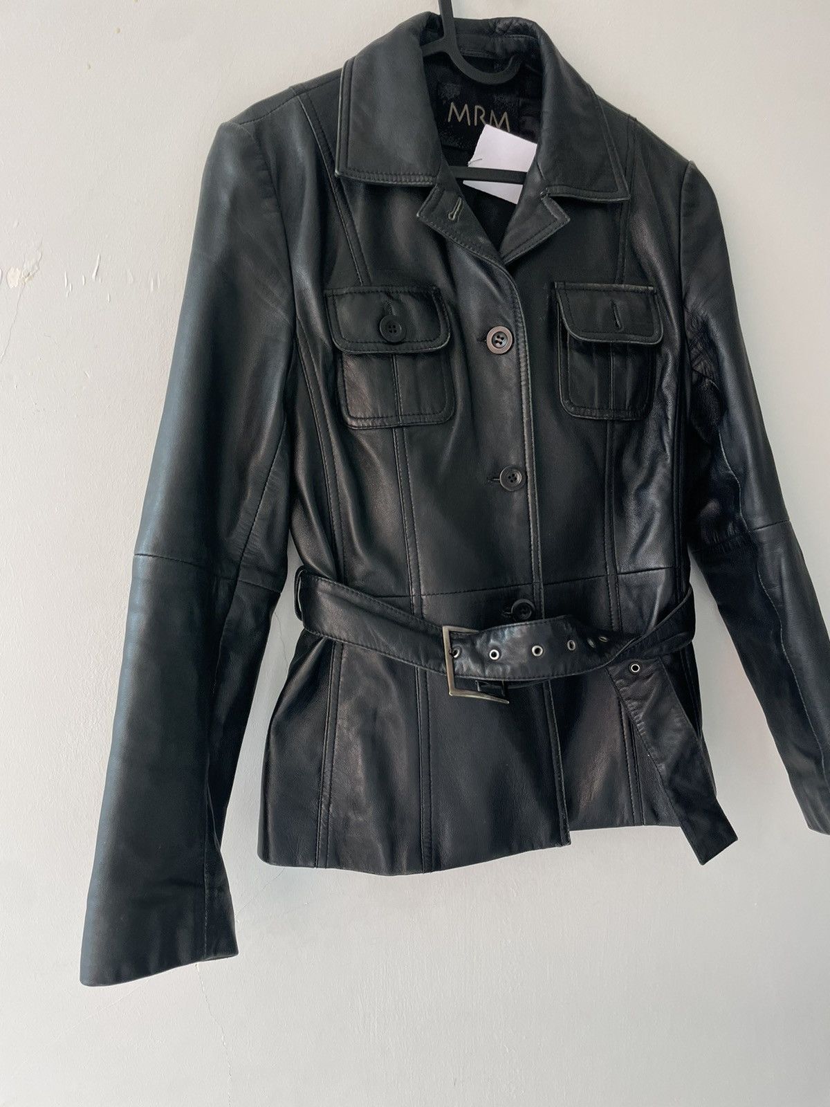 Vintage y2k leather jacket Size S / US 4 / IT 40 - 6 Thumbnail