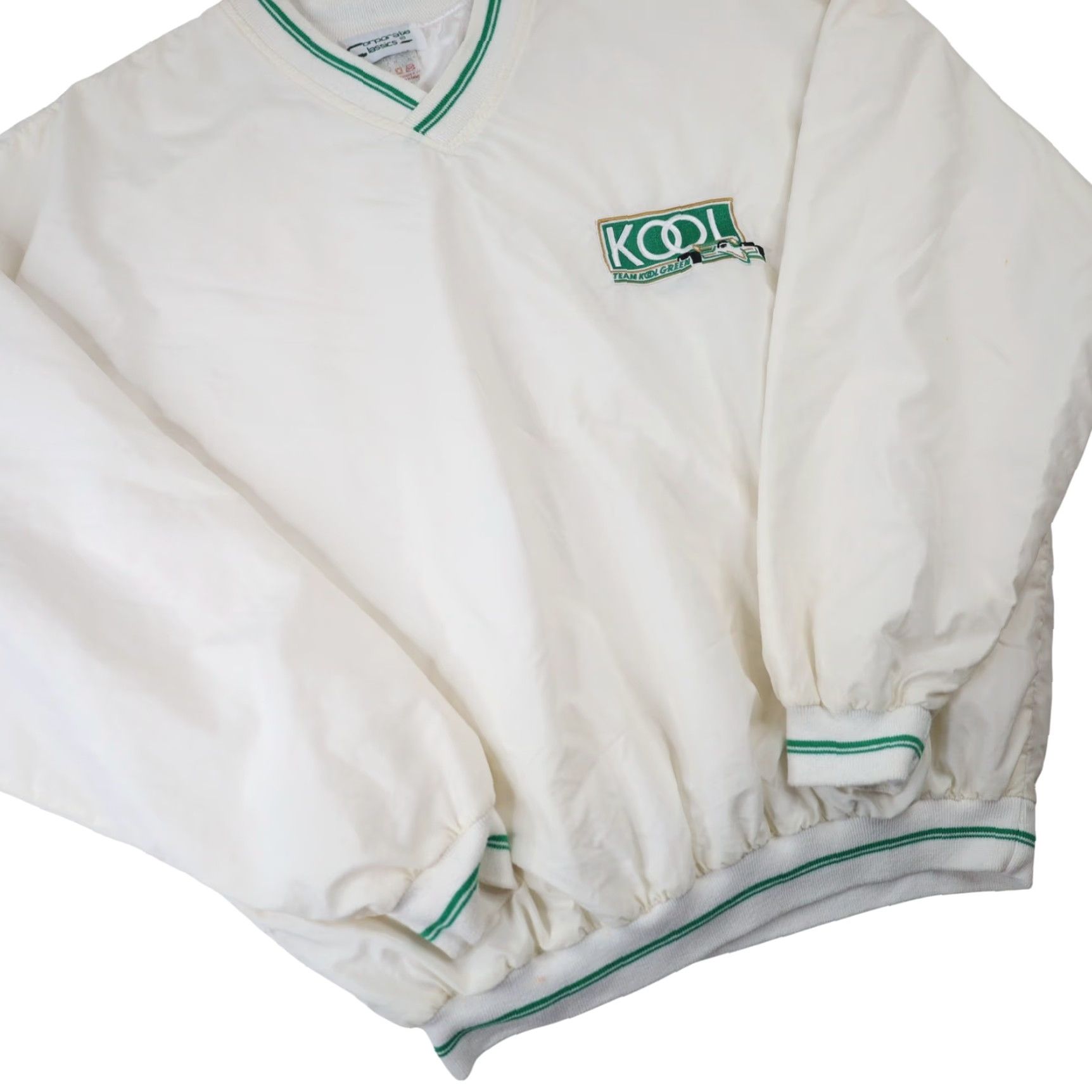 Vintage VINTAGE Kool Cigarettes Team Kool Green Racing Windbreaker Jacket XL White Mens Size US XL / EU 56 / 4 - 3 Thumbnail