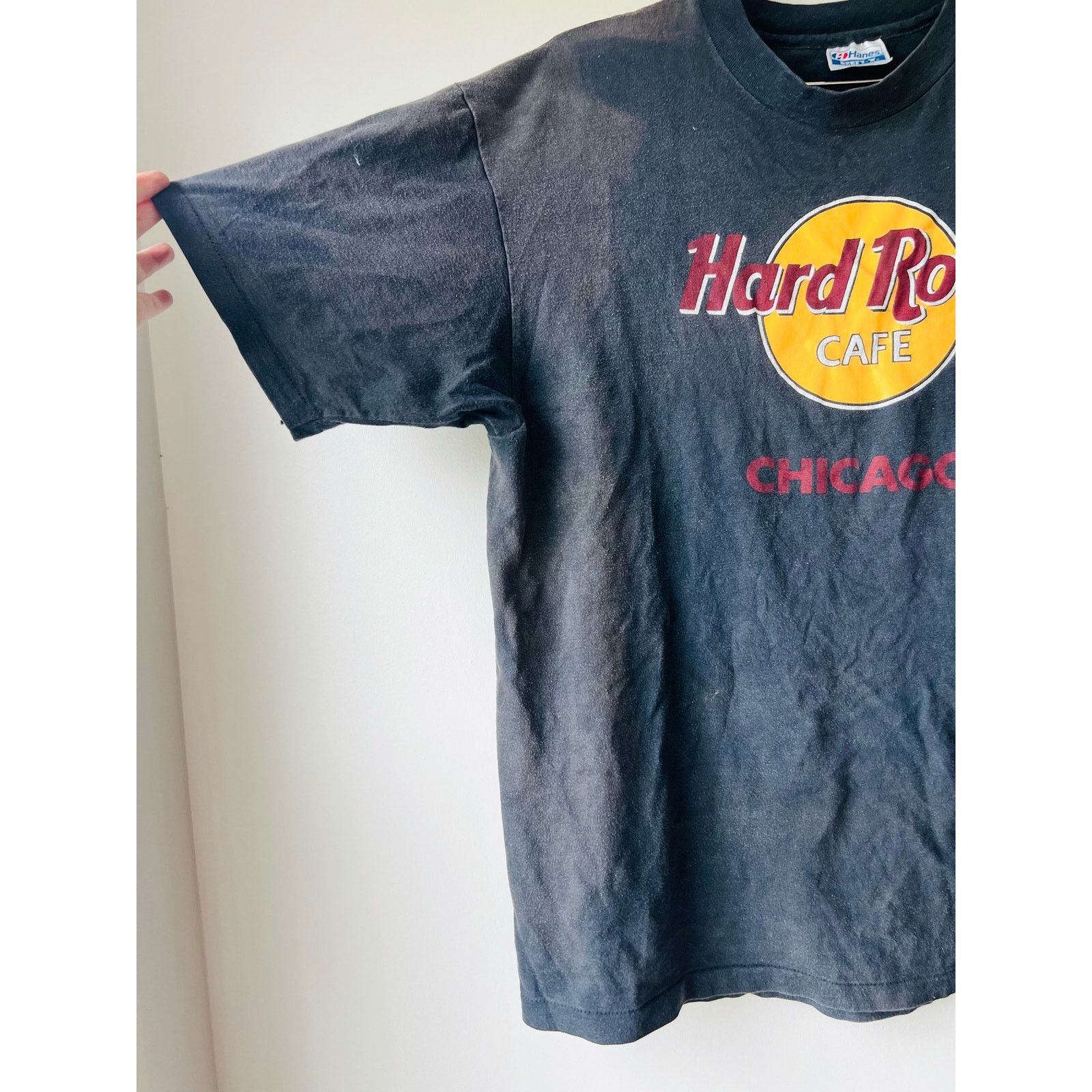 Hard Rock Cafe Single Stitch Chicago Hard Rock shirt XL Size US XL / EU 56 / 4 - 4 Thumbnail