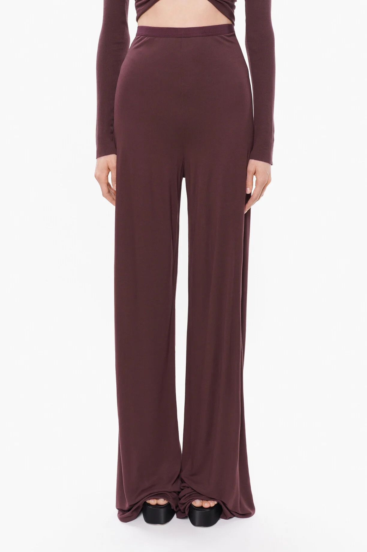 Rick Owens Rick Owens Lilies Eggplant Farrah Trousers Size 26" / US 2 / IT 38 - 1 Thumbnail