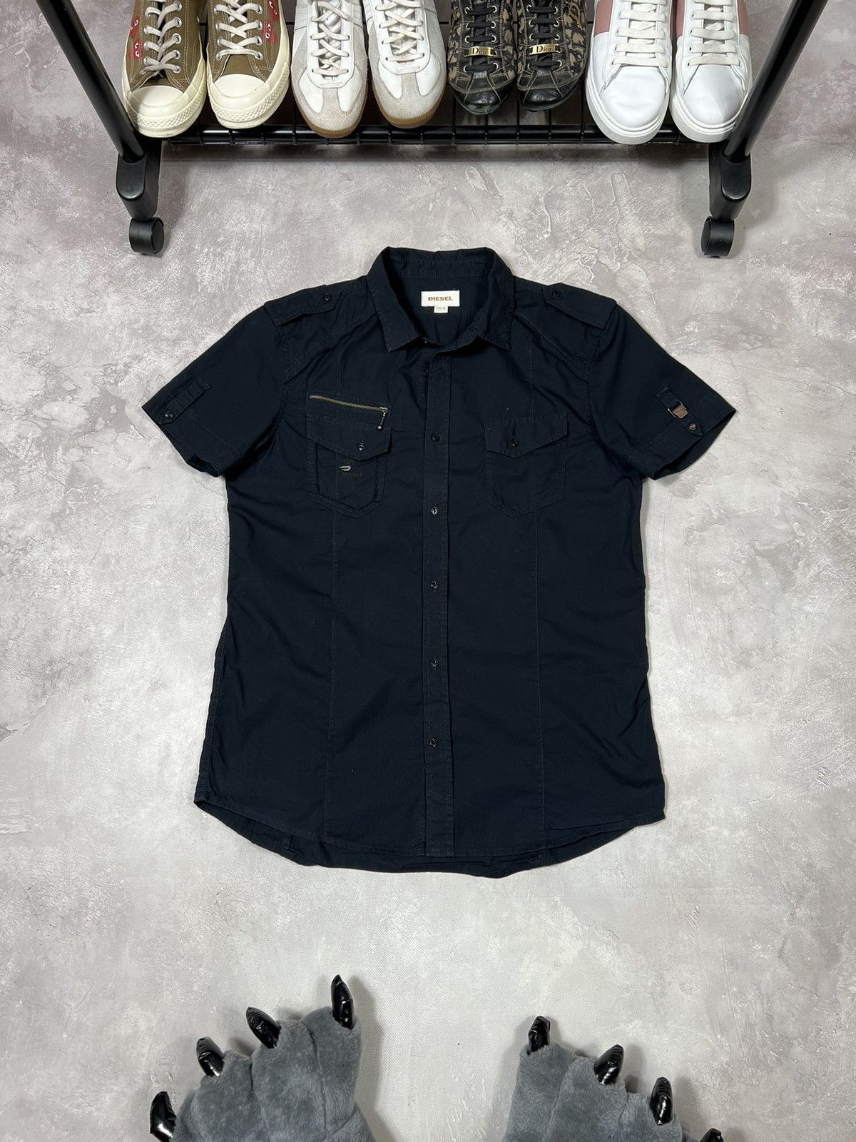 Diesel Vintage Diesel Y2k Avantgarde shirt Size XL / US 12-14 / IT 48-50 - 1 Thumbnail