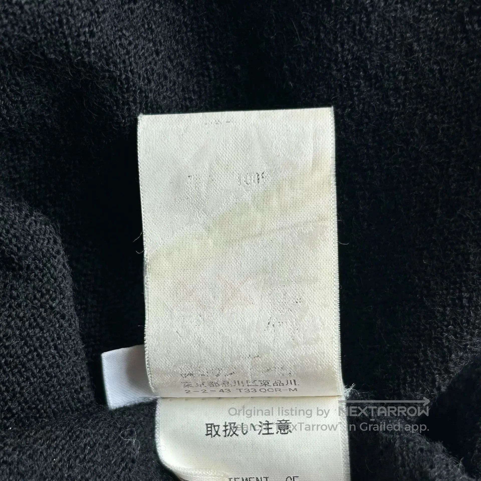 Yohji Yamamoto Yohji Yamamoto Black Wool Cardigan. Size US M / EU 48-50 / 2 - 8 Thumbnail