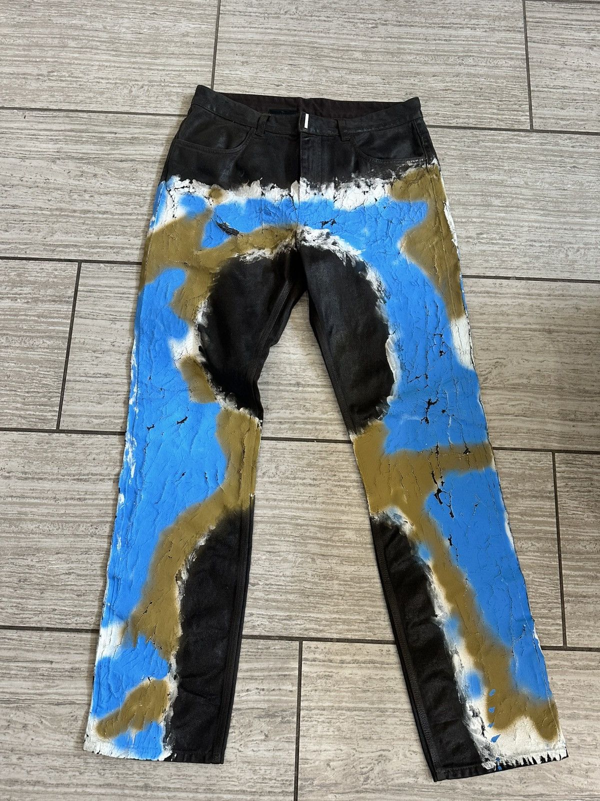 デニム・ジーパン GIVENCHY Women Denim Pants BW51145Y9N420 Blue AZUL DENIM ダメージラップデニム｜WOMEN｜250HSG11-399C｜AZUL