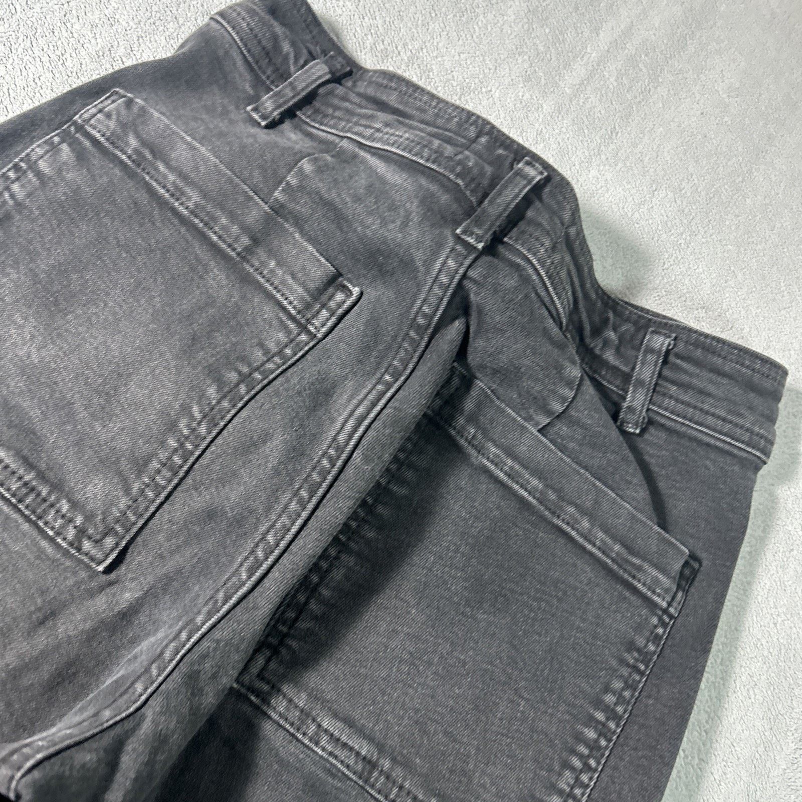 Zara Beyond Baggy Jeans Women 28x25 Hamilton Raw Hem Baggie Loose Size 28" / US 6 / IT 42 - 6 Thumbnail