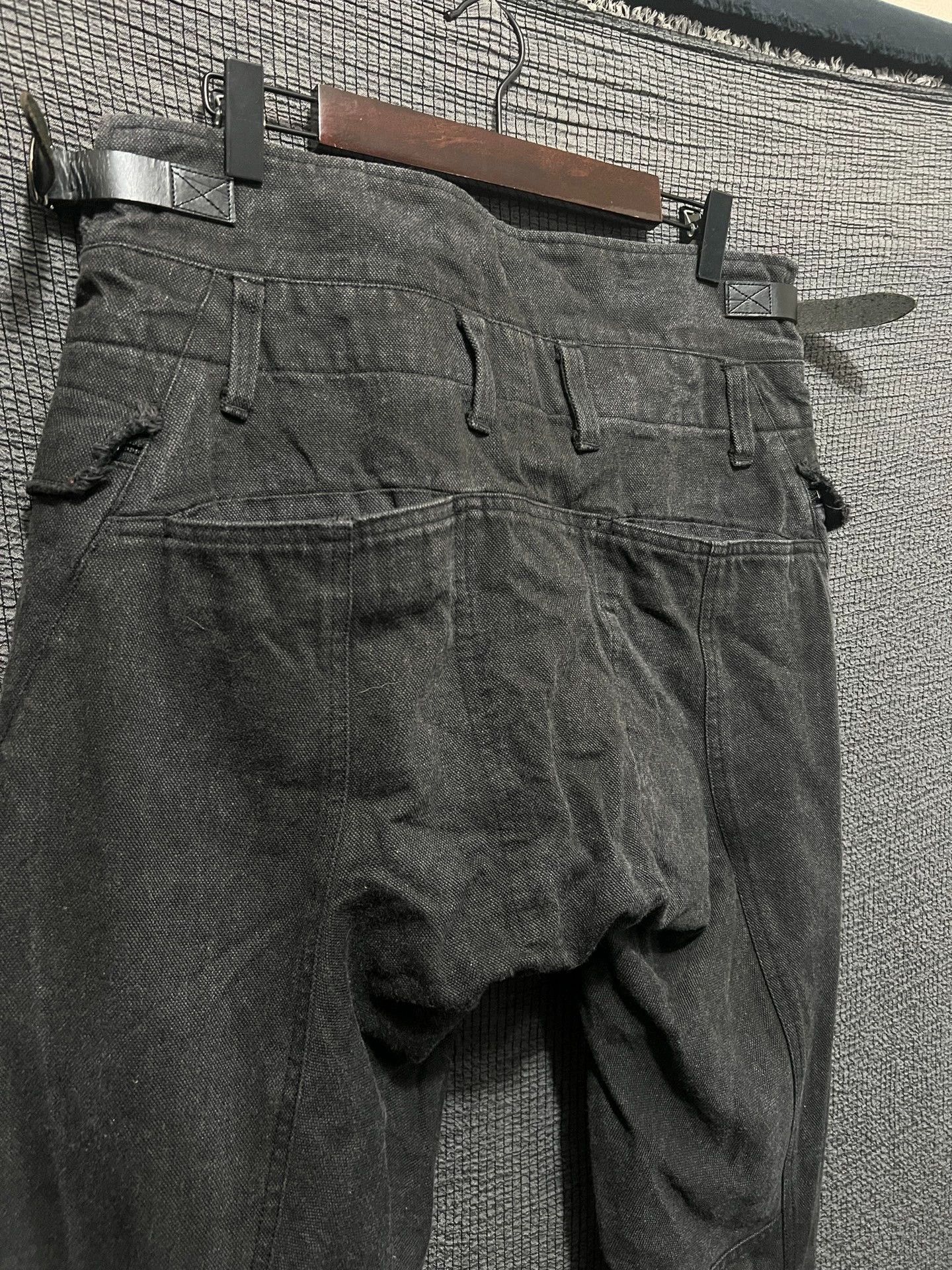 D.Hygen D.HYGEN Washed Distressed Denim "Cannonball" Pants - Sz 2 Size US 33 - 6 Thumbnail